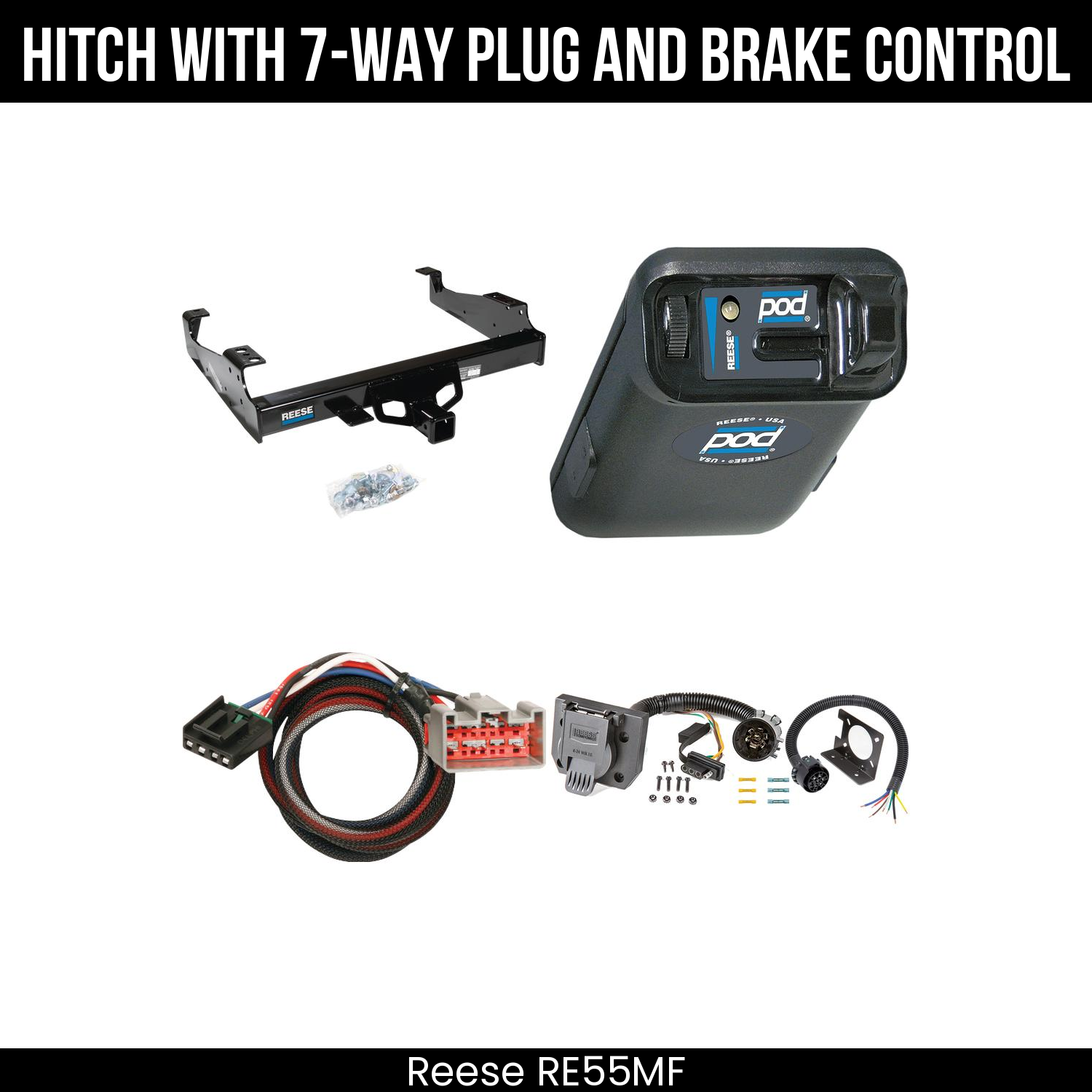 Trailer Hitch , 7-Way , Reese POD Brake Control