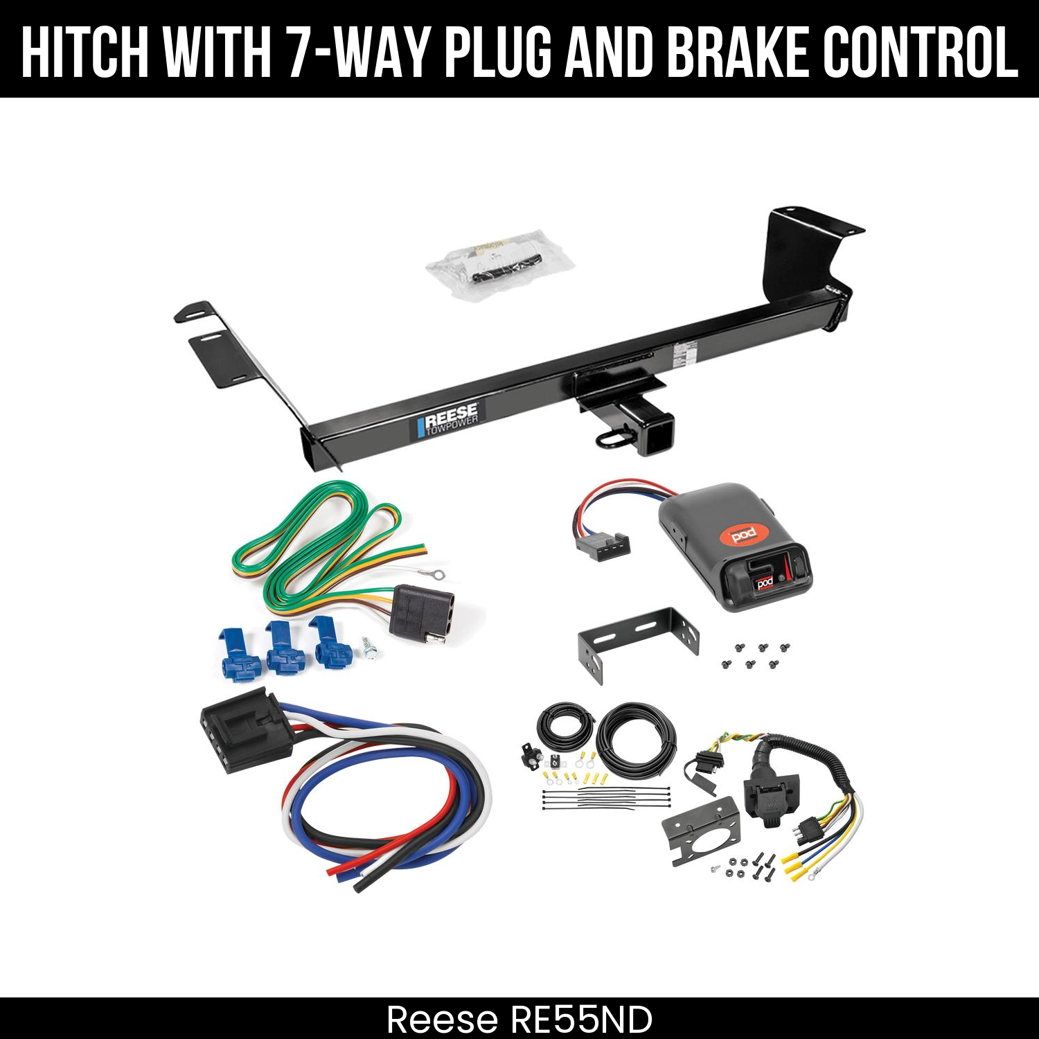 Trailer Hitch , 7-Way , Pro Series POD Brake Control