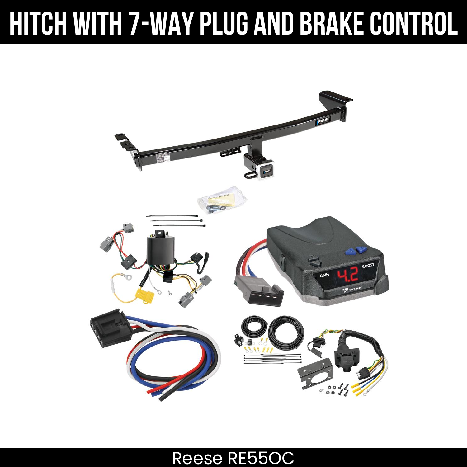Trailer Hitch , 7-Way , Tekonsha Brake EVN Control