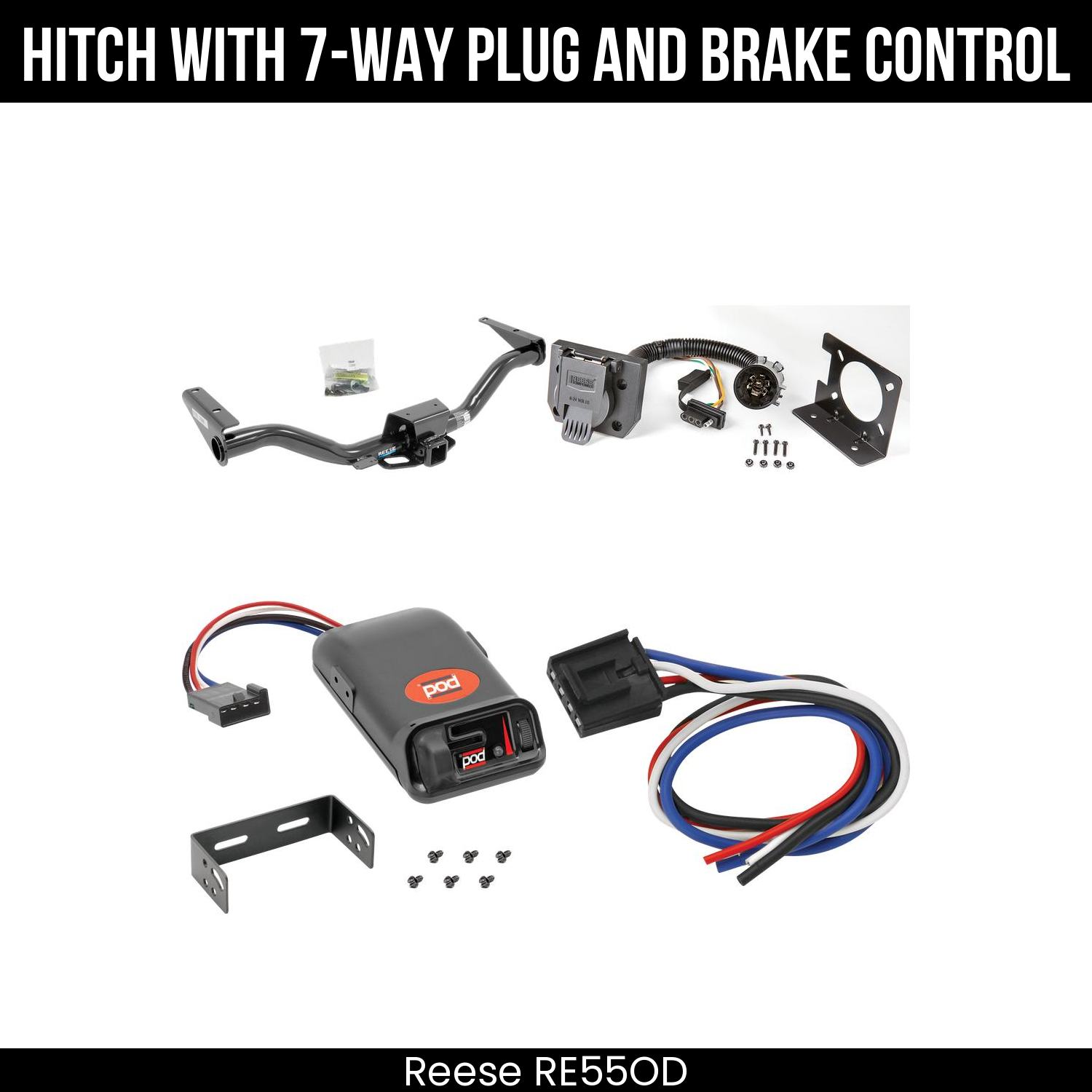 Trailer Hitch , 7-Way , Pro Series POD Brake Control