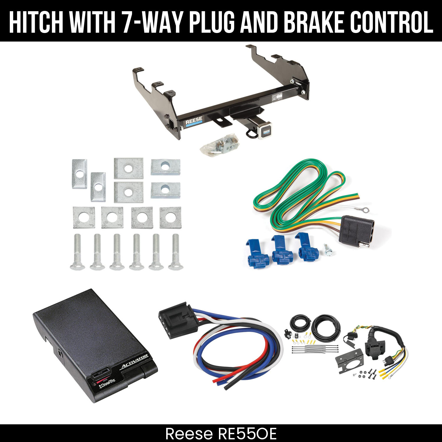 Trailer Hitch , 7-Way , Draw-Tite Activator Brake Control