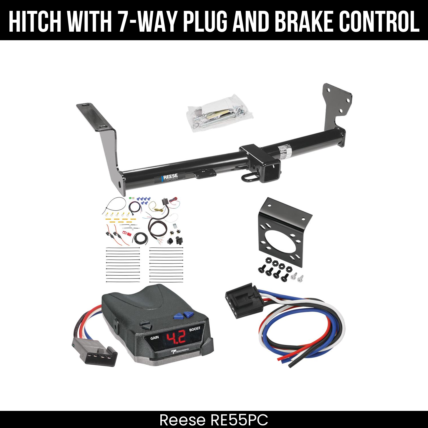 Trailer Hitch , 7-Way , Tekonsha Brake EVN Control