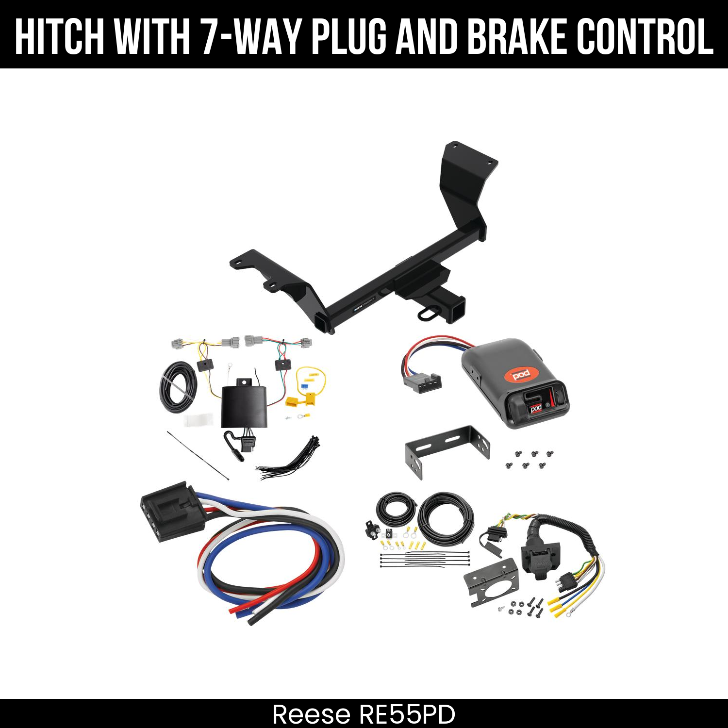 Trailer Hitch , 7-Way , Pro Series POD Brake Control