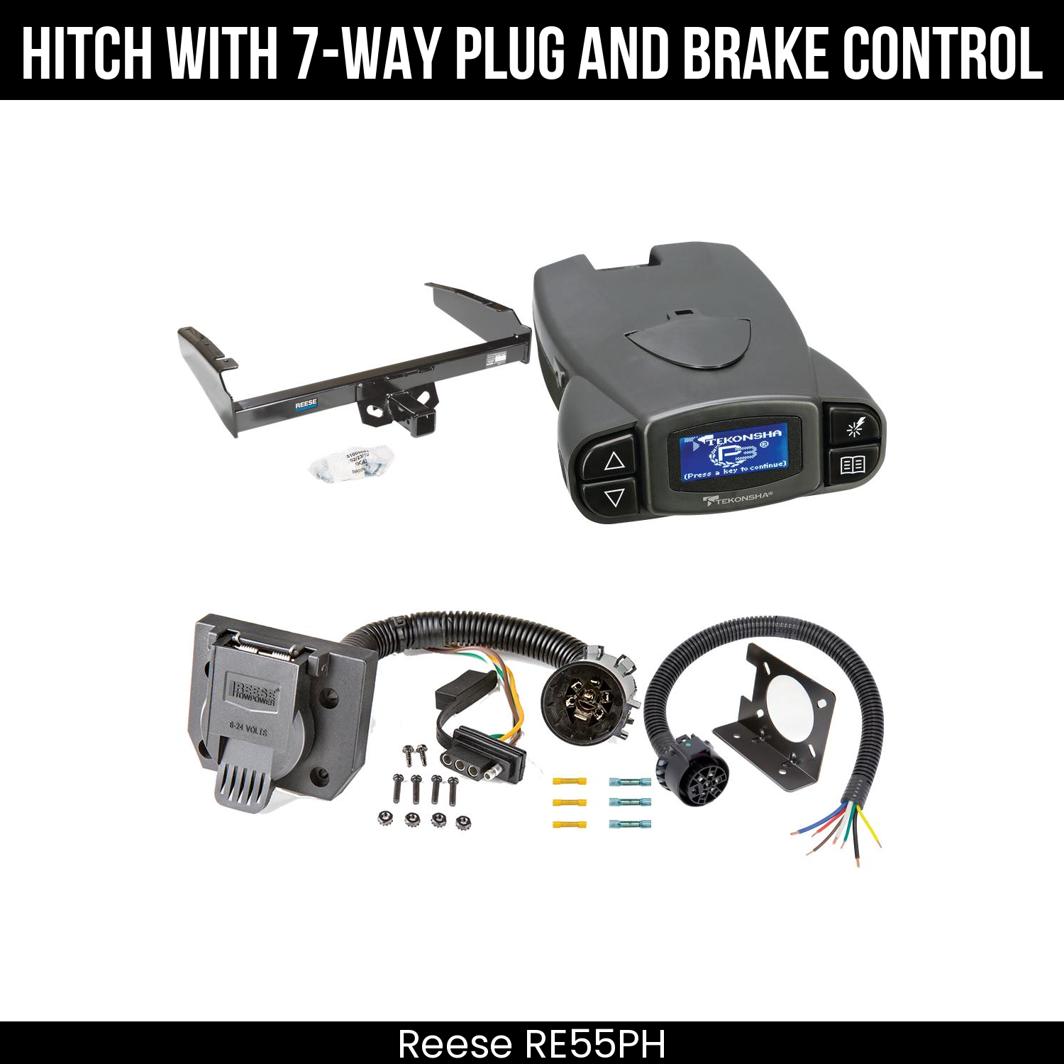 Trailer Hitch , 7-Way , Tekonsha Prodigy P3 Brake Control