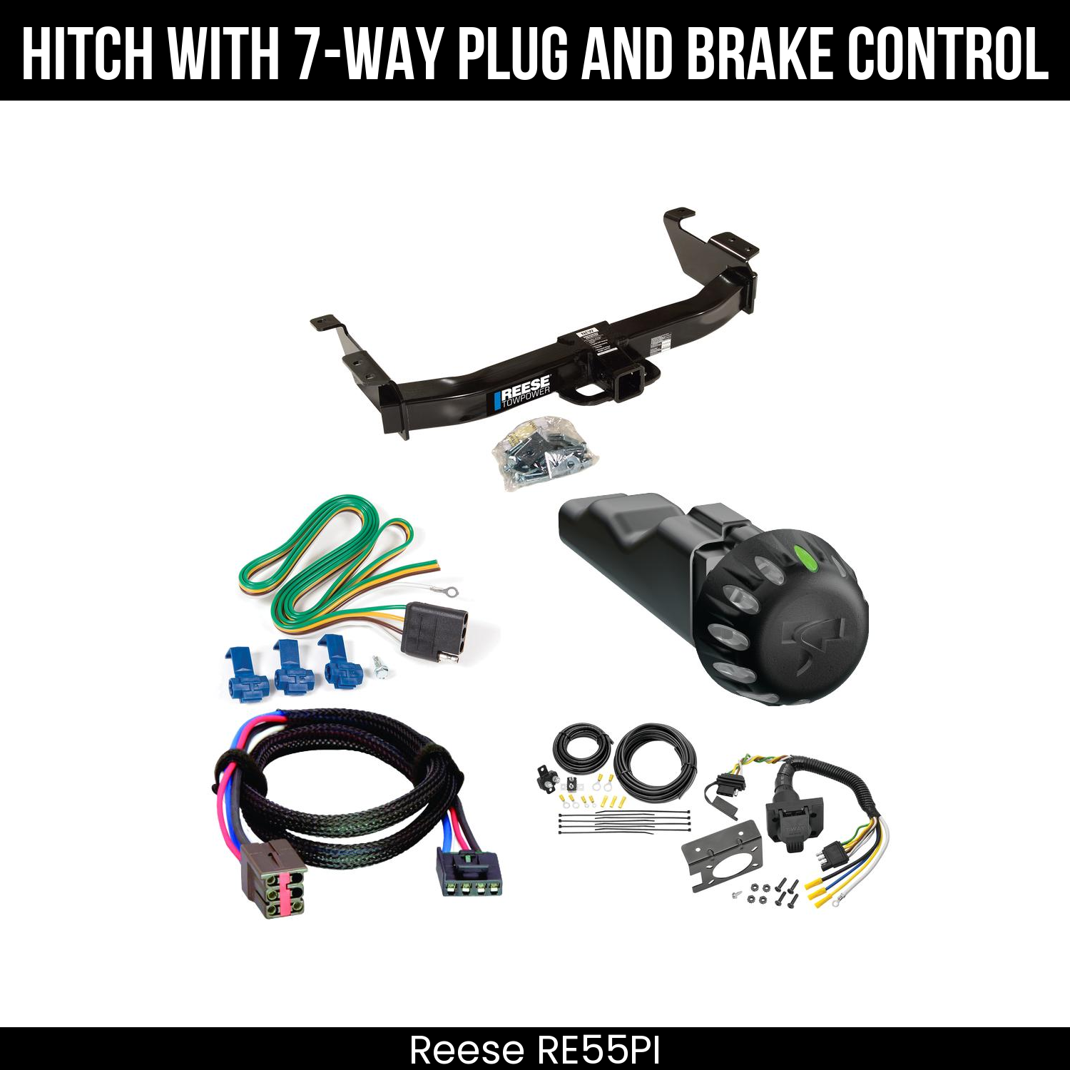 Trailer Hitch , 7-Way , Tekonsha Voyager iD Smart Brake Control