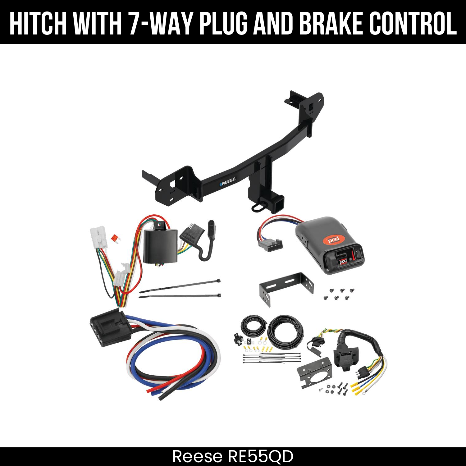 Trailer Hitch , 7-Way , Pro Series POD Brake Control