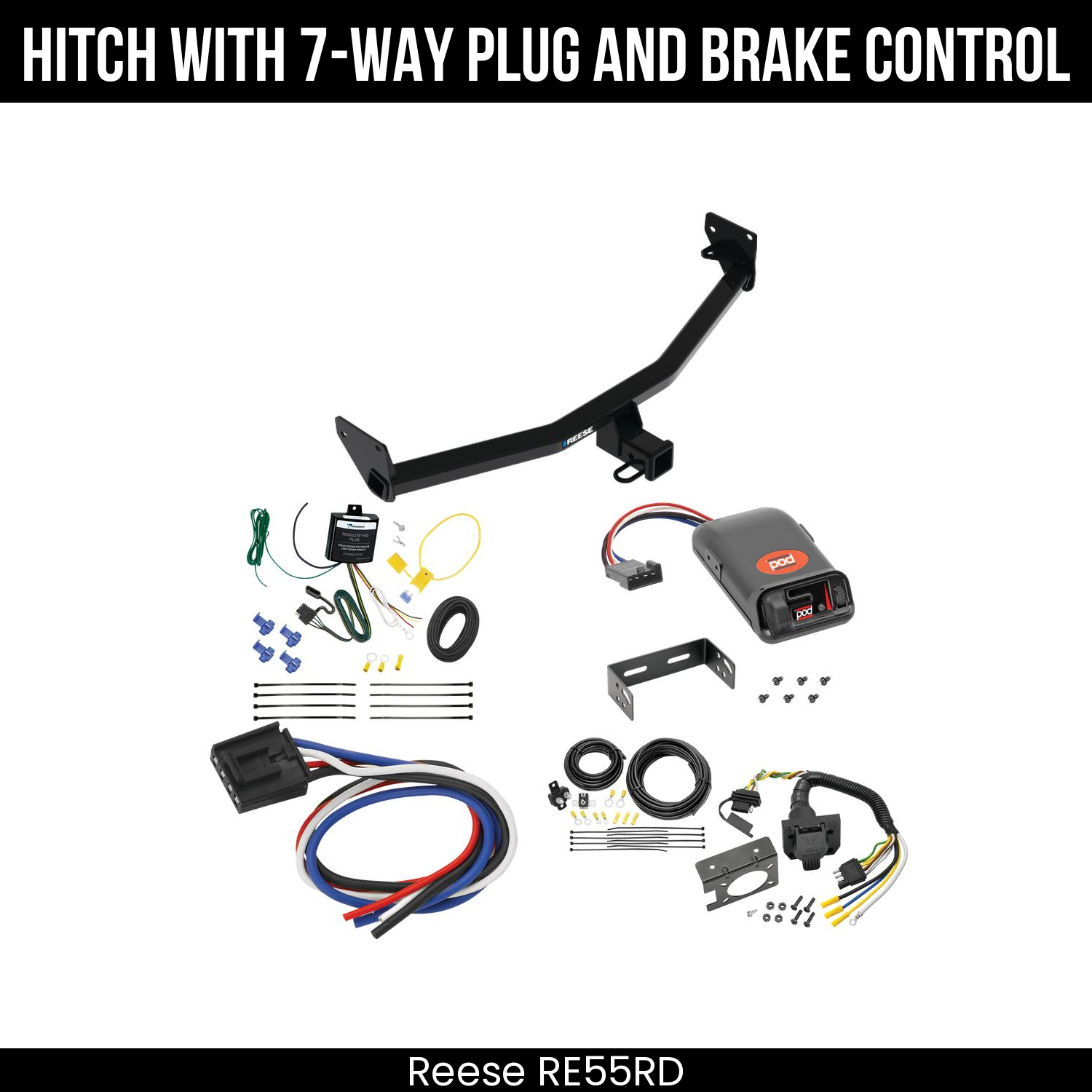 Trailer Hitch , 7-Way , Pro Series POD Brake Control