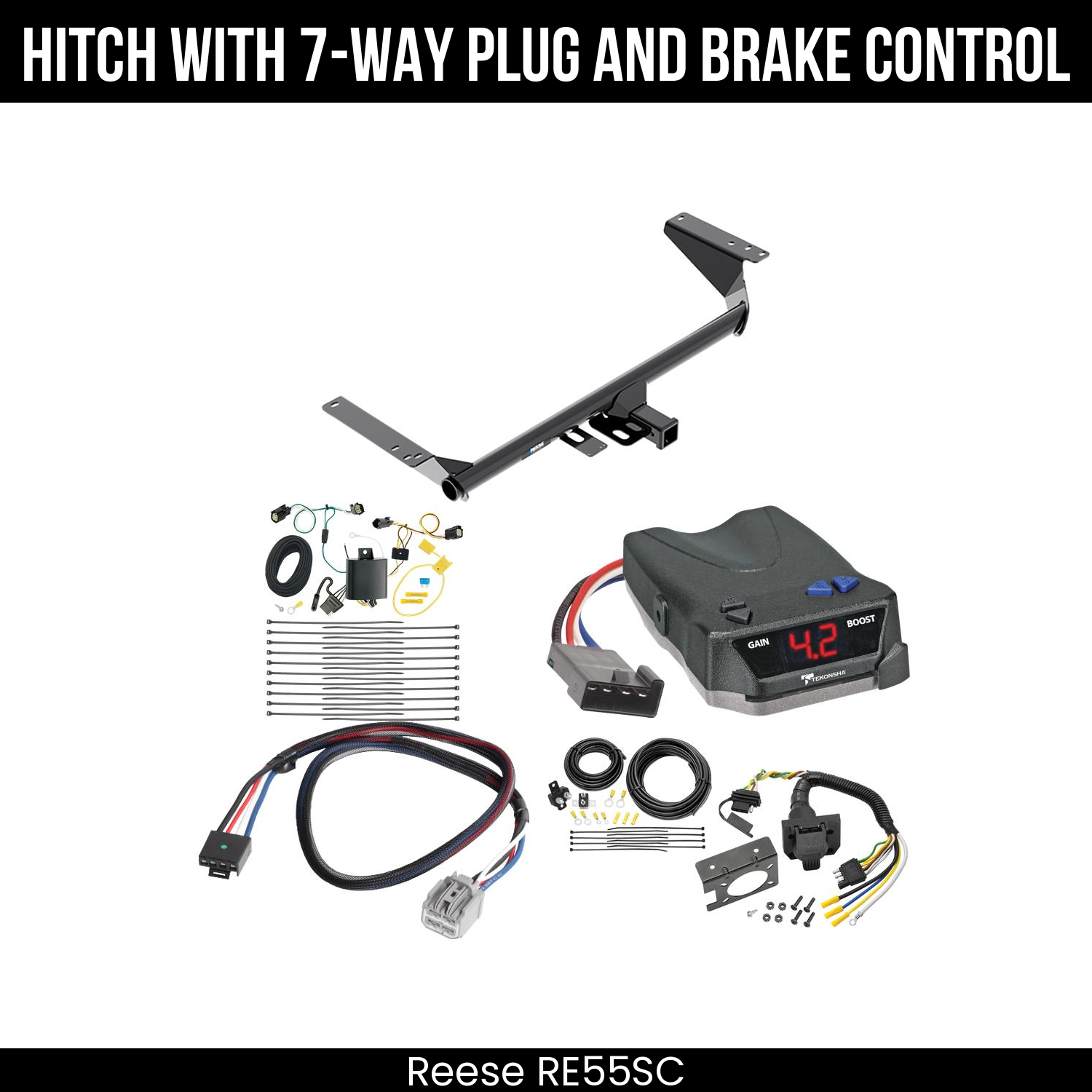 Trailer Hitch , 7-Way , Tekonsha Brake EVN Control
