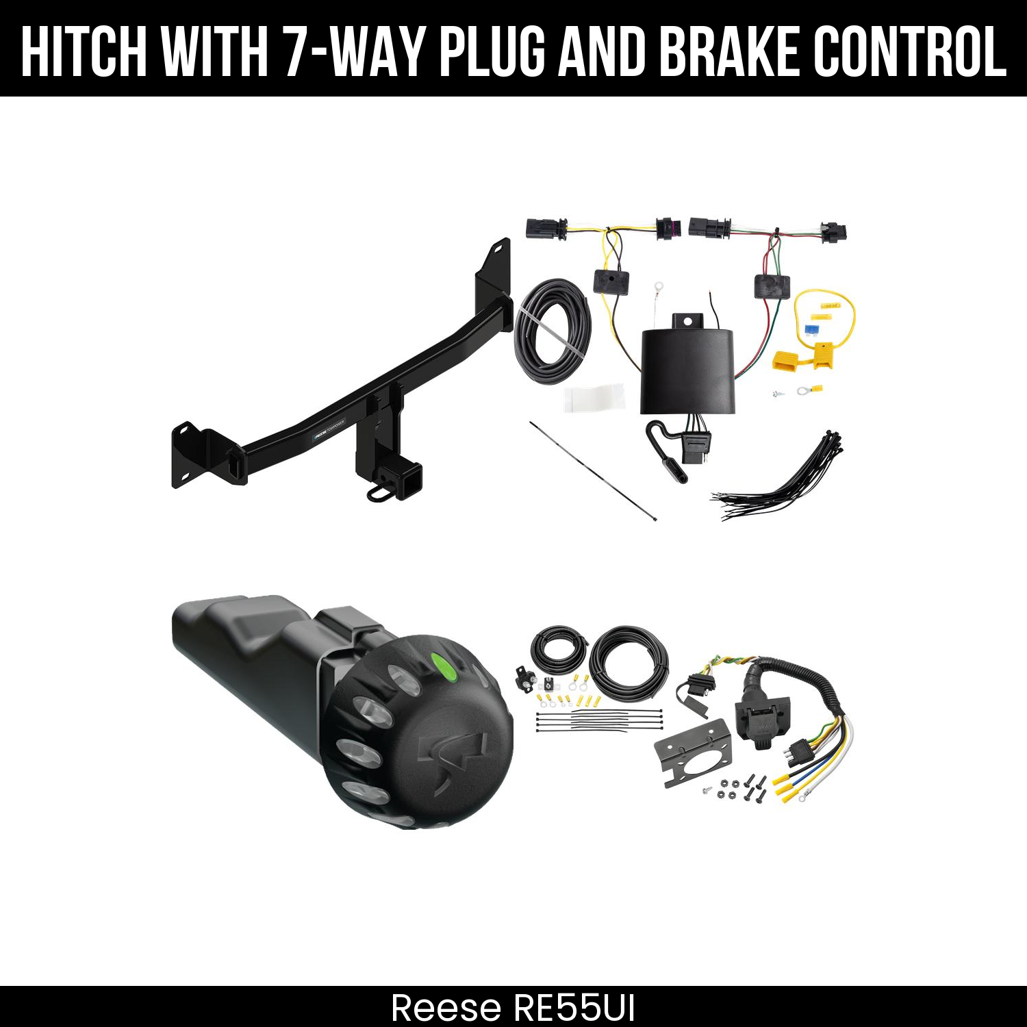 Trailer Hitch , 7-Way , Tekonsha Voyager iD Smart Brake Control