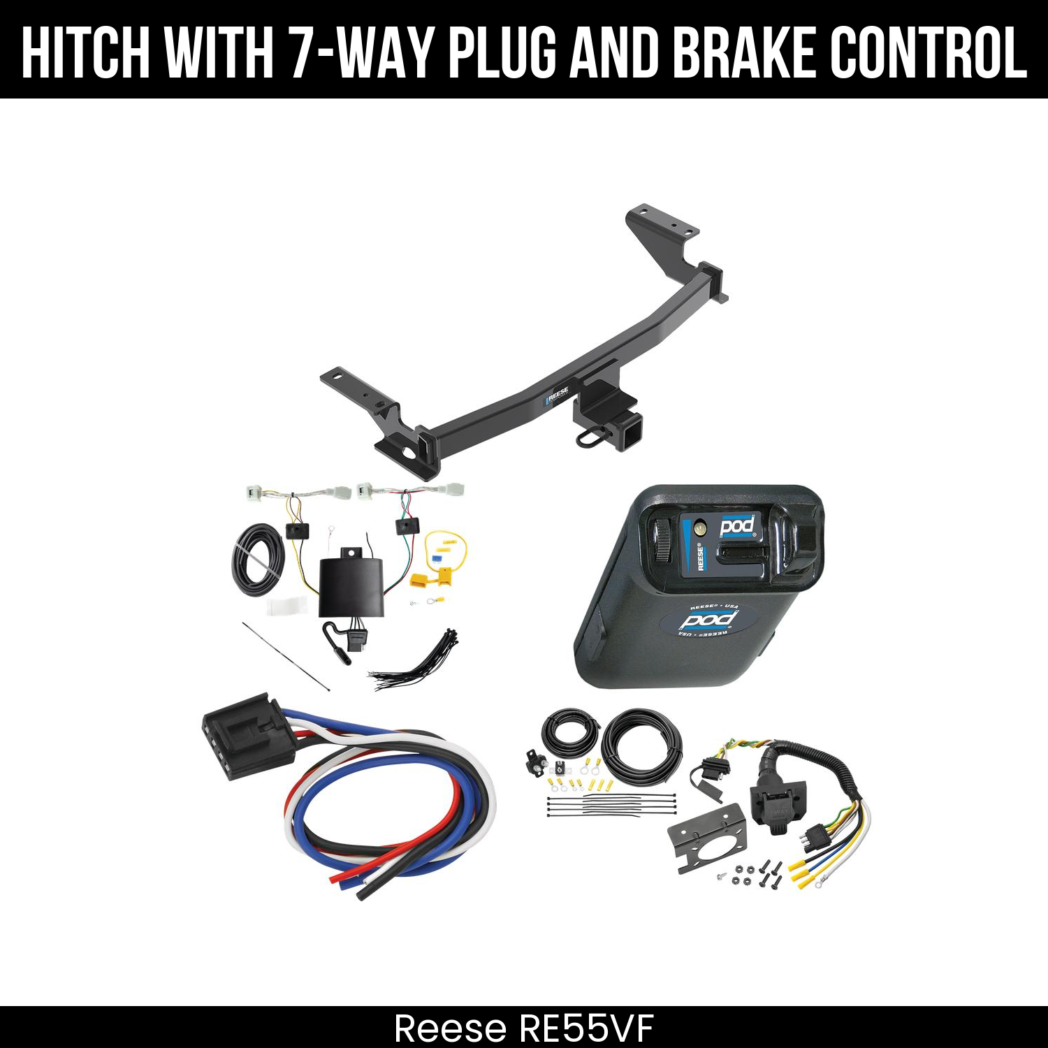 Trailer Hitch , 7-Way , Reese POD Brake Control