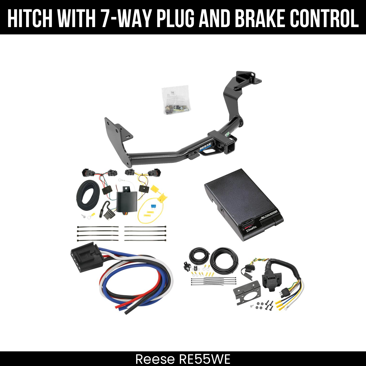 Trailer Hitch , 7-Way , Draw-Tite Activator Brake Control