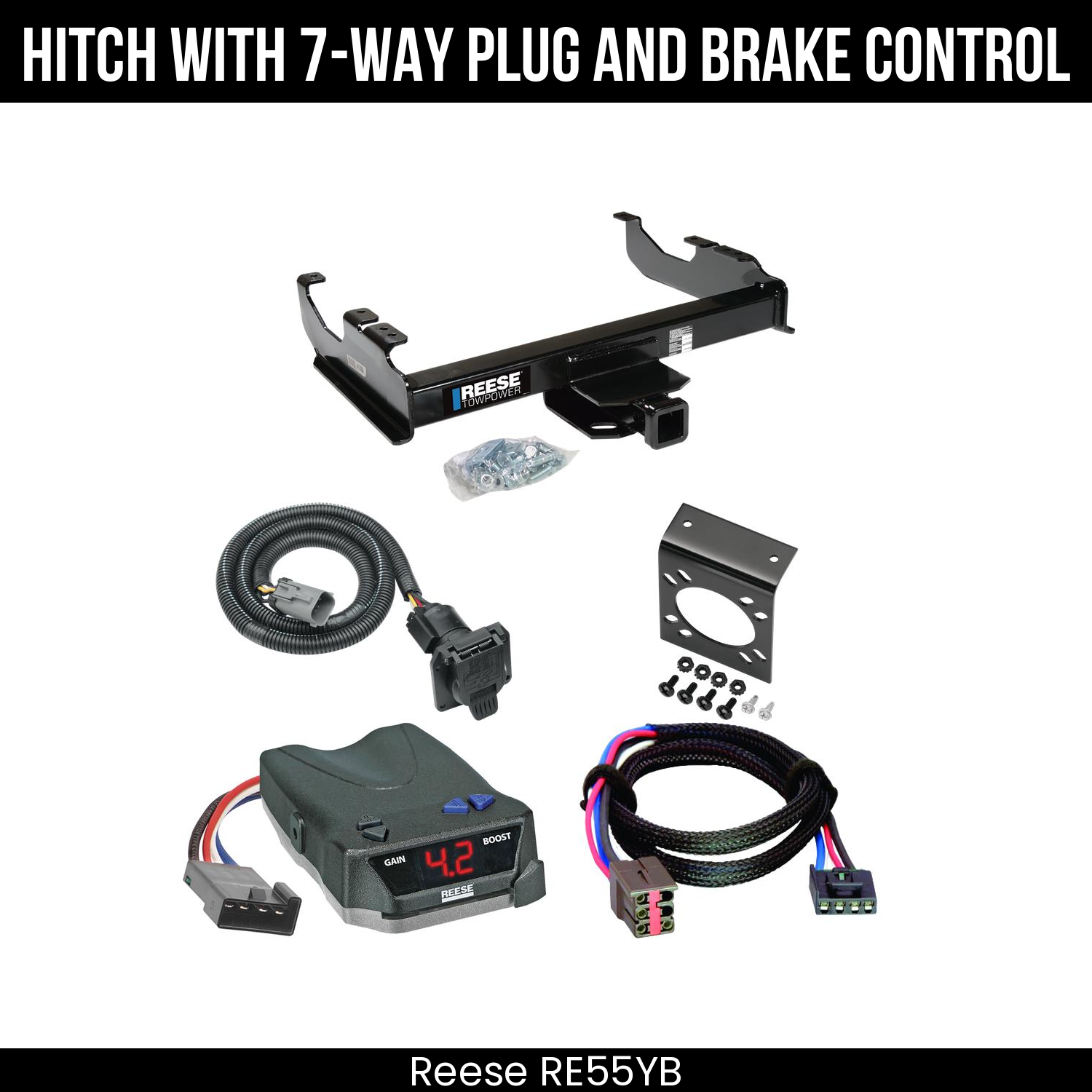 Trailer Hitch , 7-Way , Reese Brake EVN Control