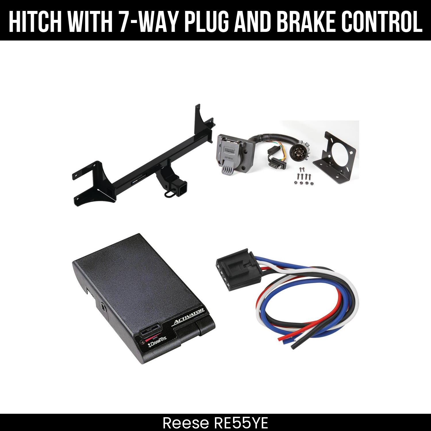 Trailer Hitch , 7-Way , Draw-Tite Activator Brake Control