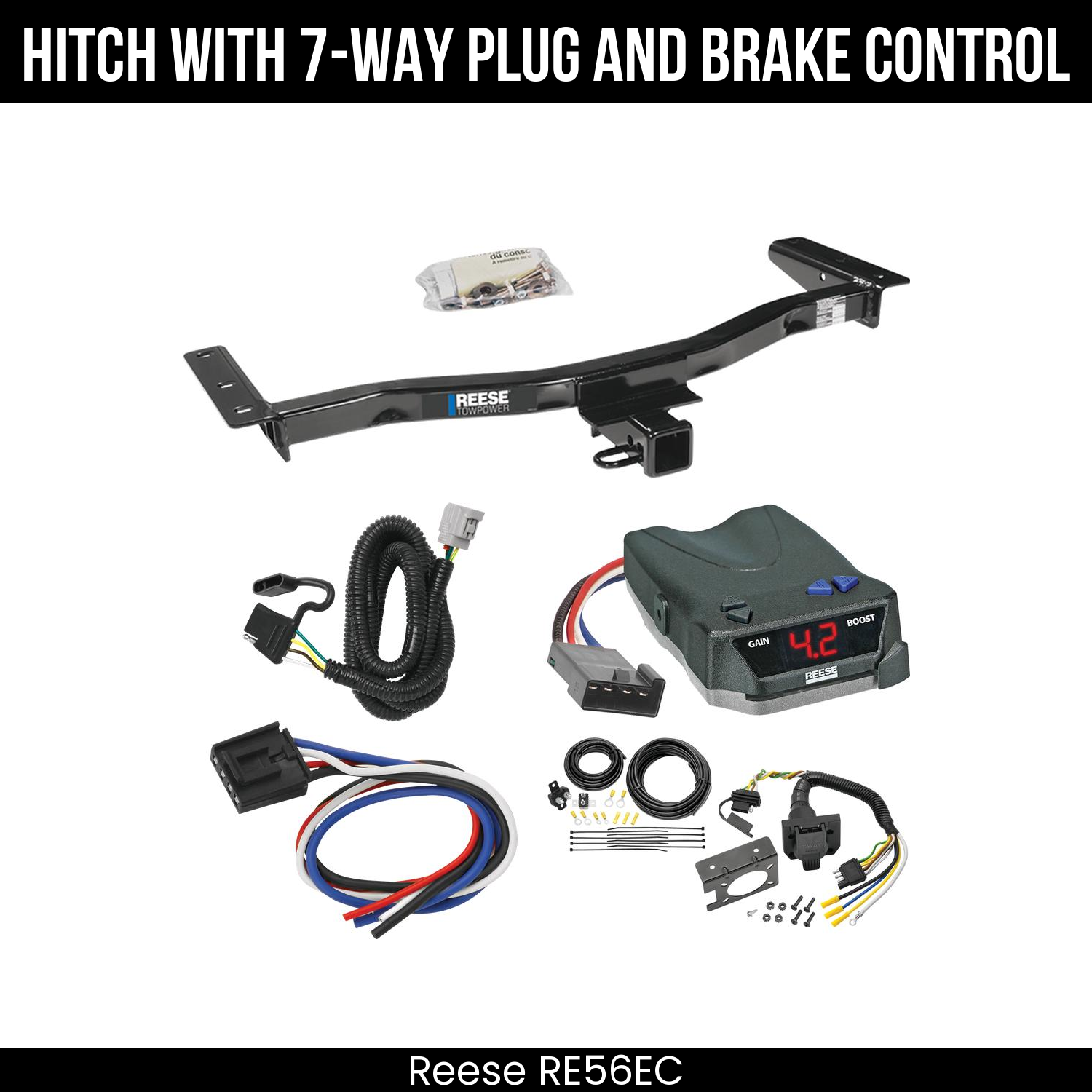 Trailer Hitch , 7-Way , Reese Brake EVN Control