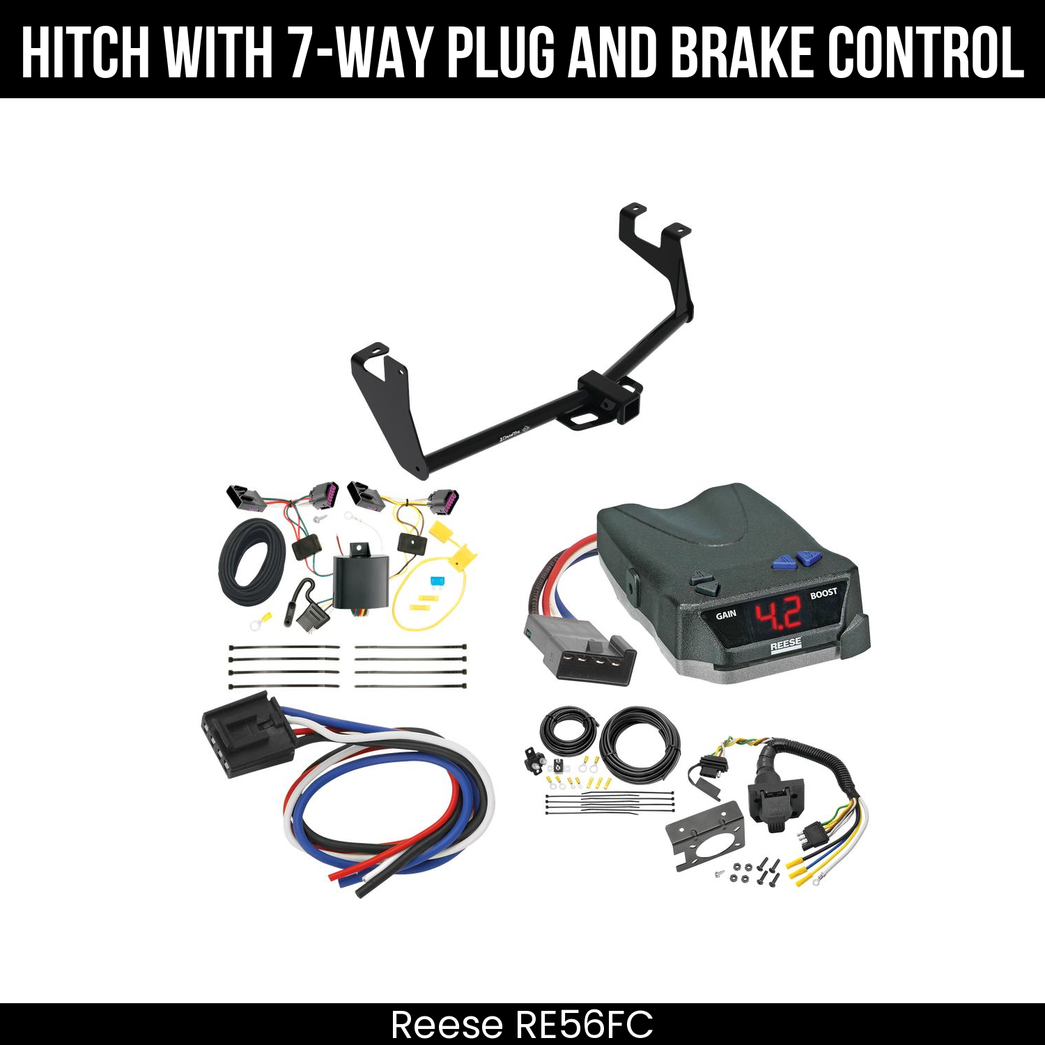 Trailer Hitch , 7-Way , Reese Brake EVN Control