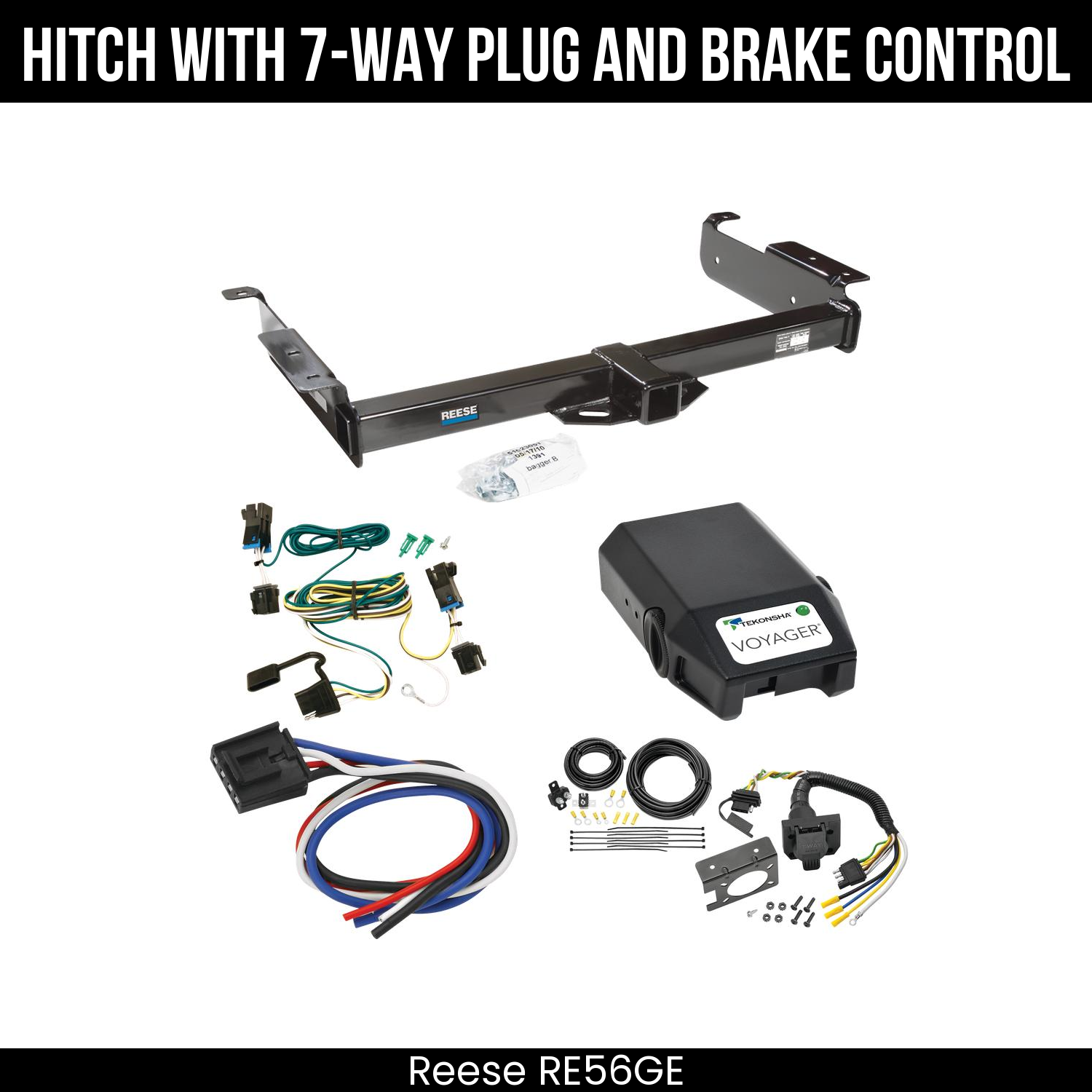 Trailer Hitch , 7-Way , Tekonsha Voyager Brake Control