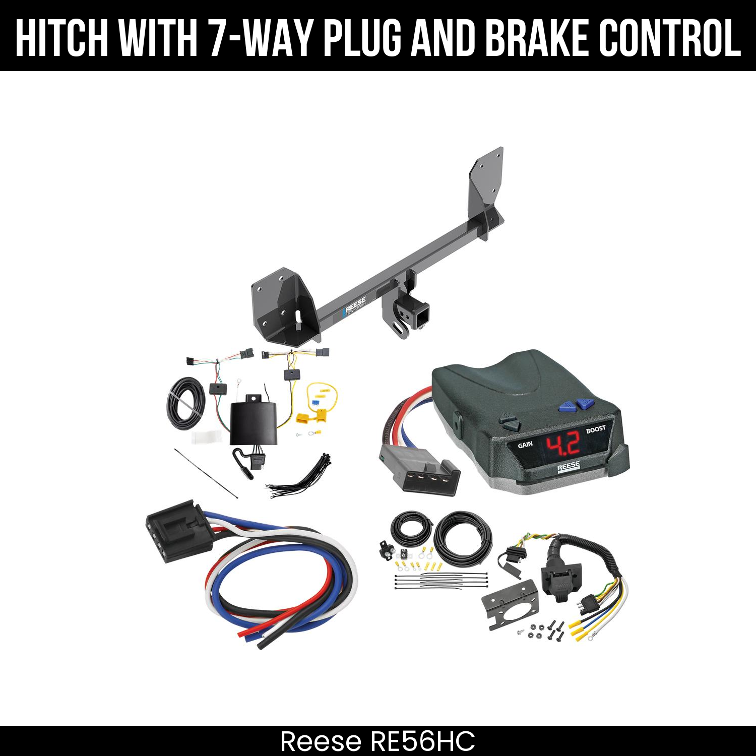 Trailer Hitch , 7-Way , Reese Brake EVN Control