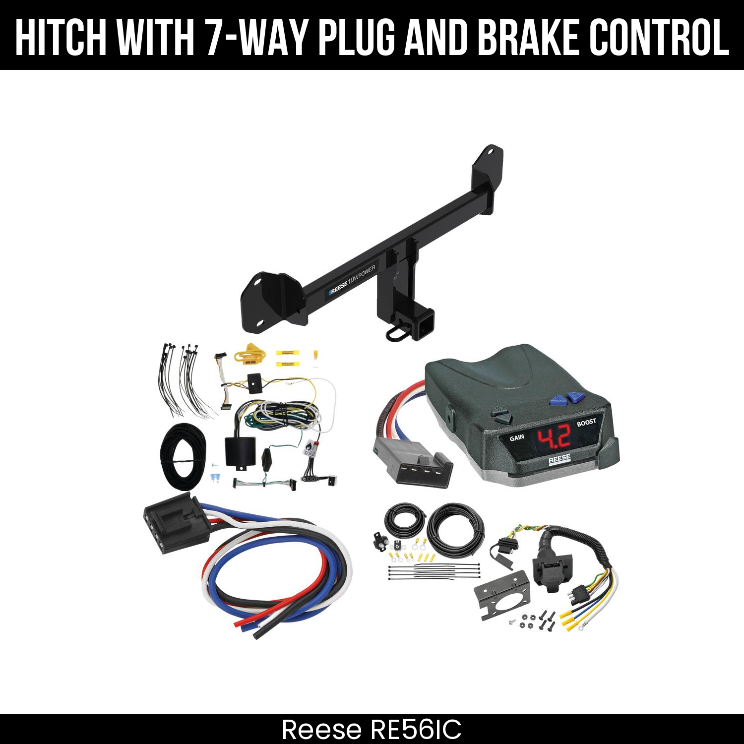 Trailer Hitch , 7-Way , Reese Brake EVN Control