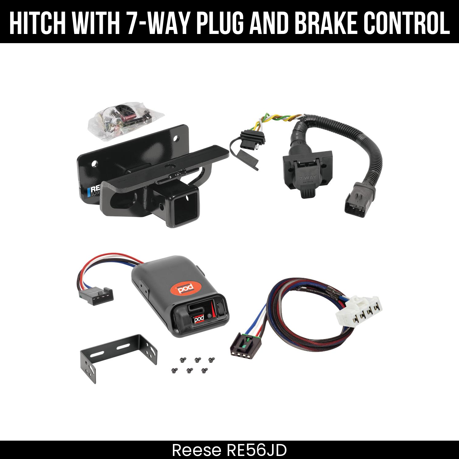 Trailer Hitch , 7-Way , Pro Series POD Brake Control