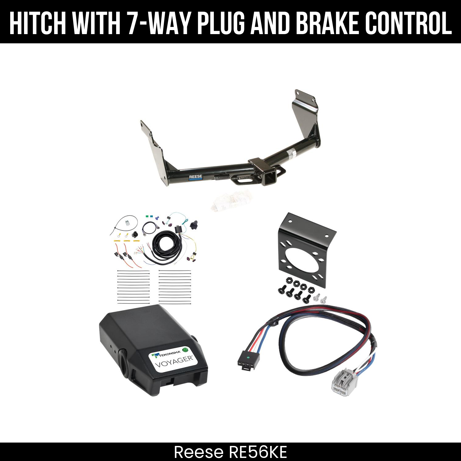 Trailer Hitch , 7-Way , Tekonsha Voyager Brake Control
