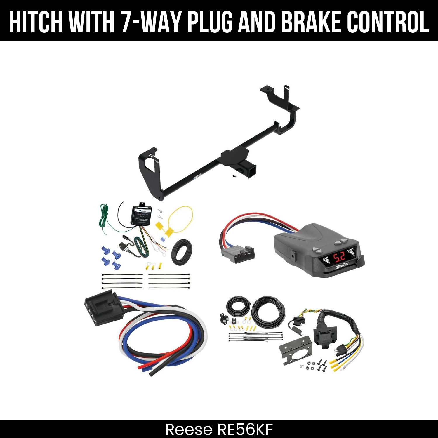 Trailer Hitch , 7-Way , Draw-Tite Activator IV Brake Control