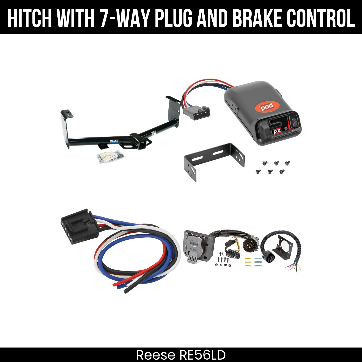 Trailer Hitch , 7-Way , Pro Series POD Brake Control