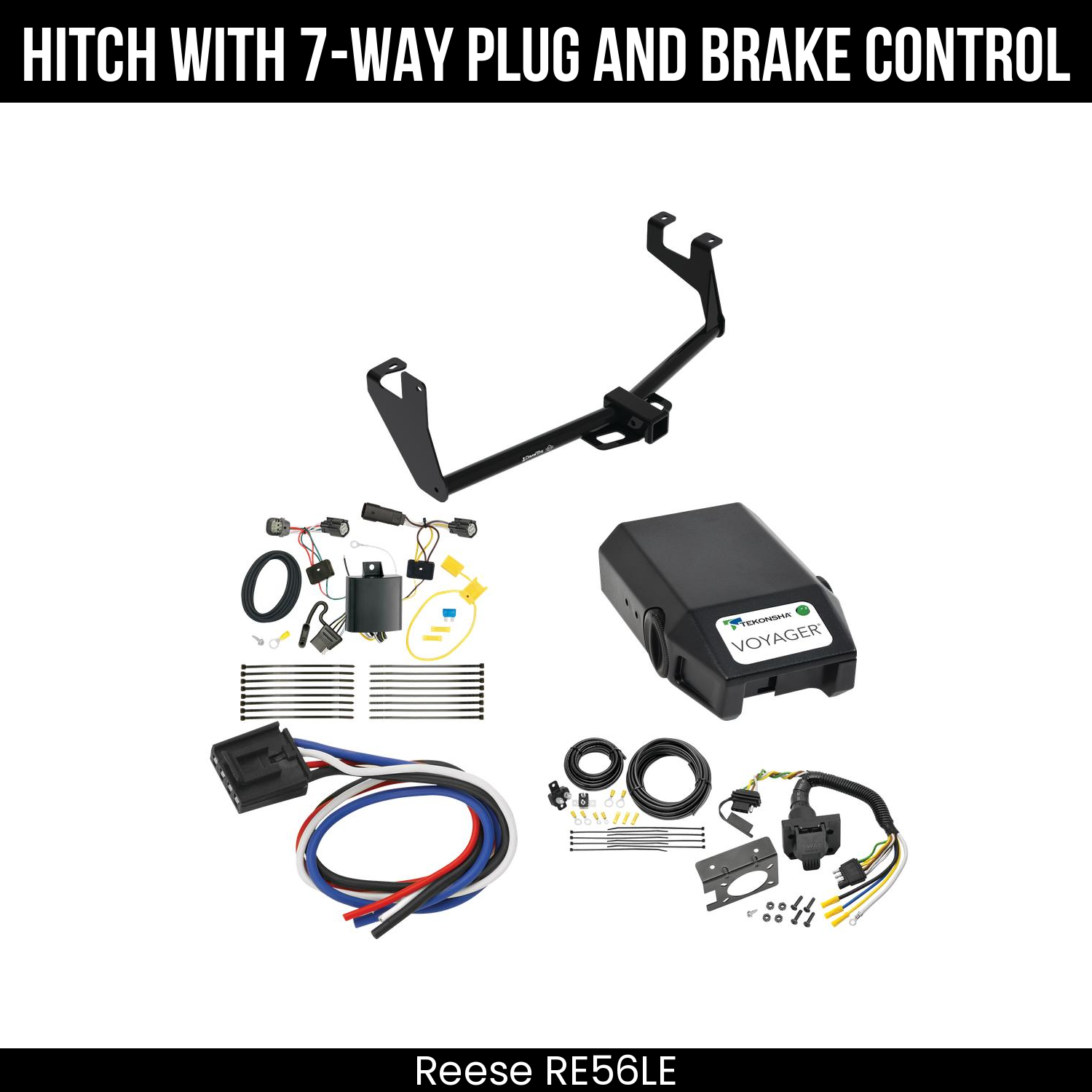 Trailer Hitch , 7-Way , Tekonsha Voyager Brake Control
