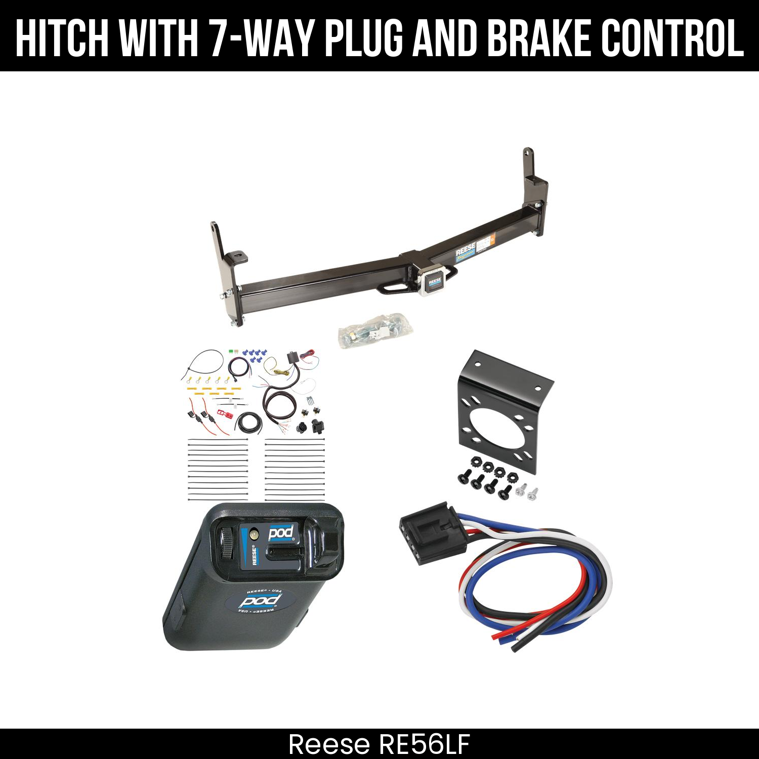 Trailer Hitch , 7-Way , Reese POD Brake Control
