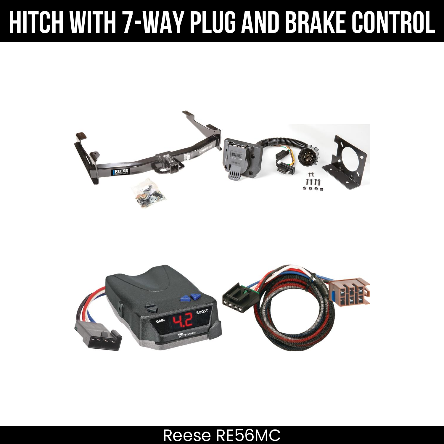 Trailer Hitch , 7-Way , Tekonsha Brake EVN Control