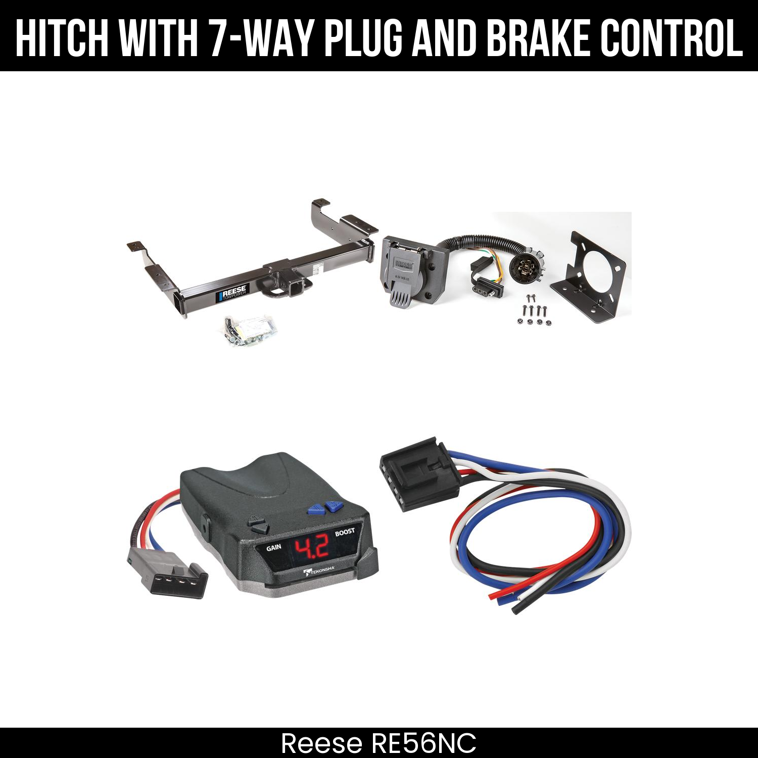 Trailer Hitch , 7-Way , Tekonsha Brake EVN Control