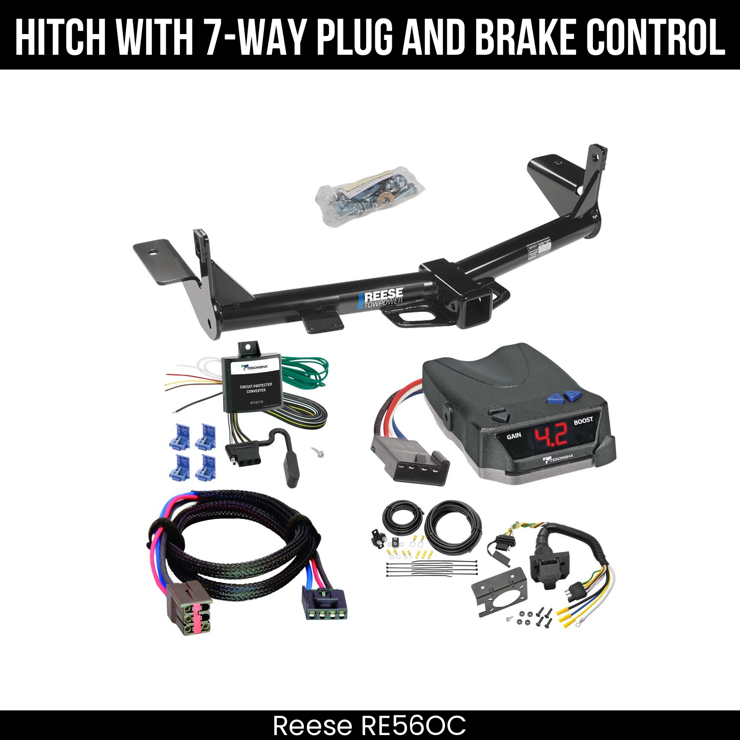 Trailer Hitch , 7-Way , Tekonsha Brake EVN Control
