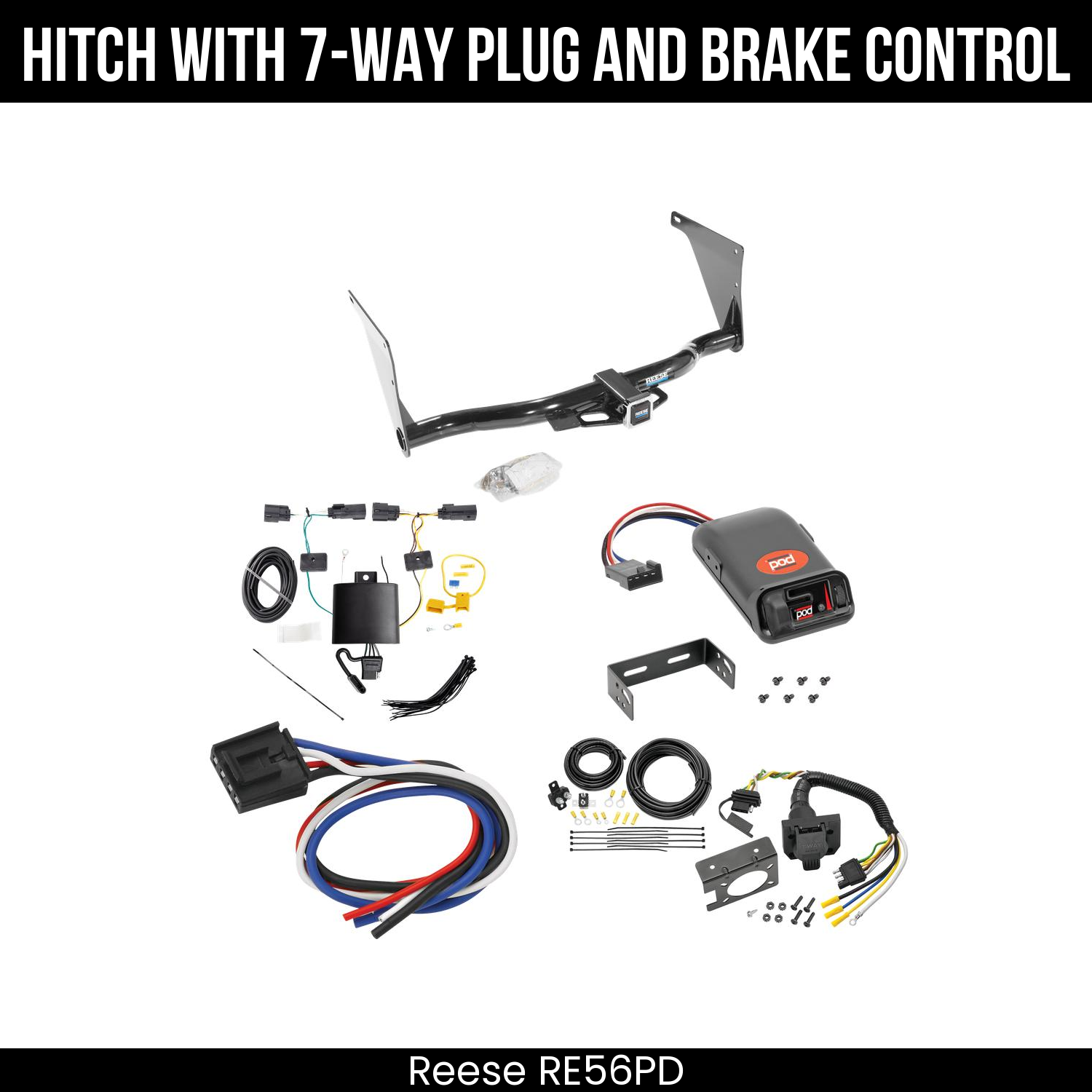 Trailer Hitch , 7-Way , Pro Series POD Brake Control