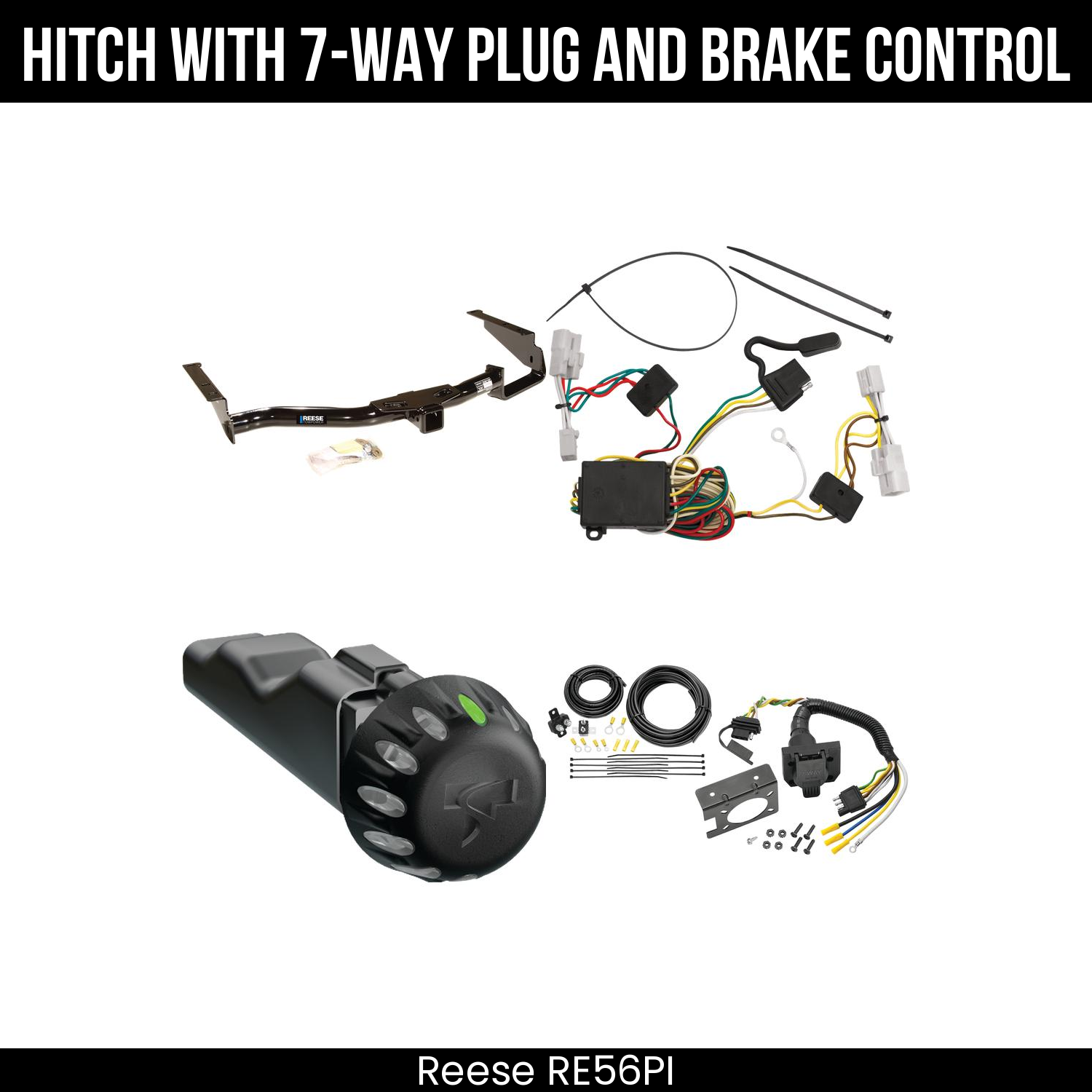 Trailer Hitch , 7-Way , Tekonsha Voyager iD Smart Brake Control