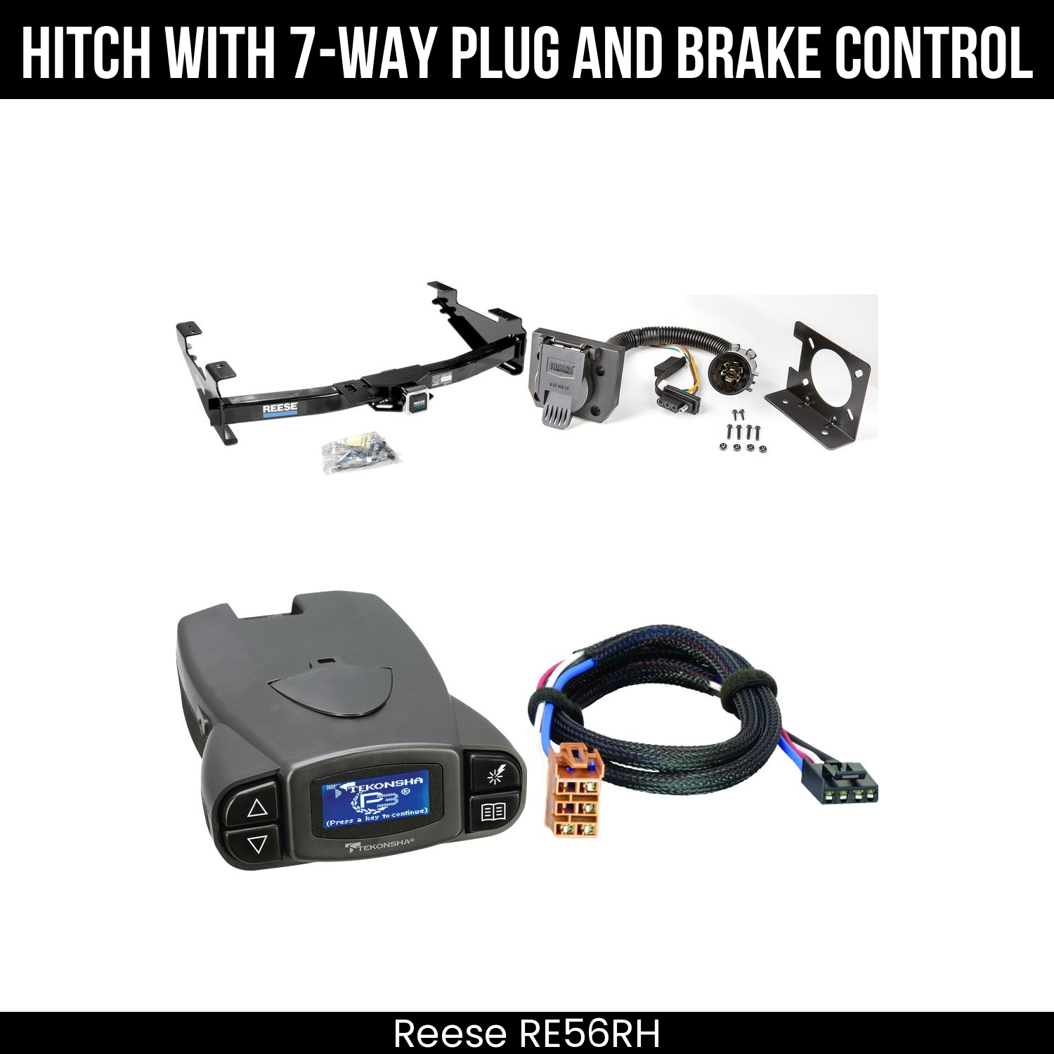 Trailer Hitch , 7-Way , Tekonsha Prodigy P3 Brake Control