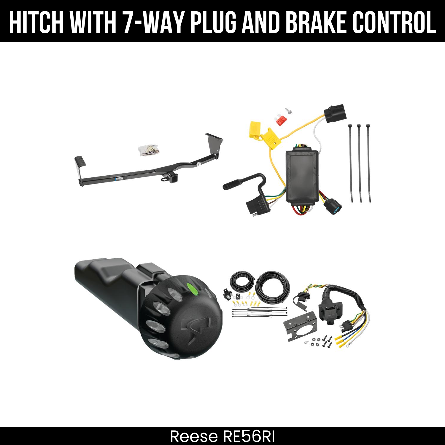 Trailer Hitch , 7-Way , Tekonsha Voyager iD Smart Brake Control