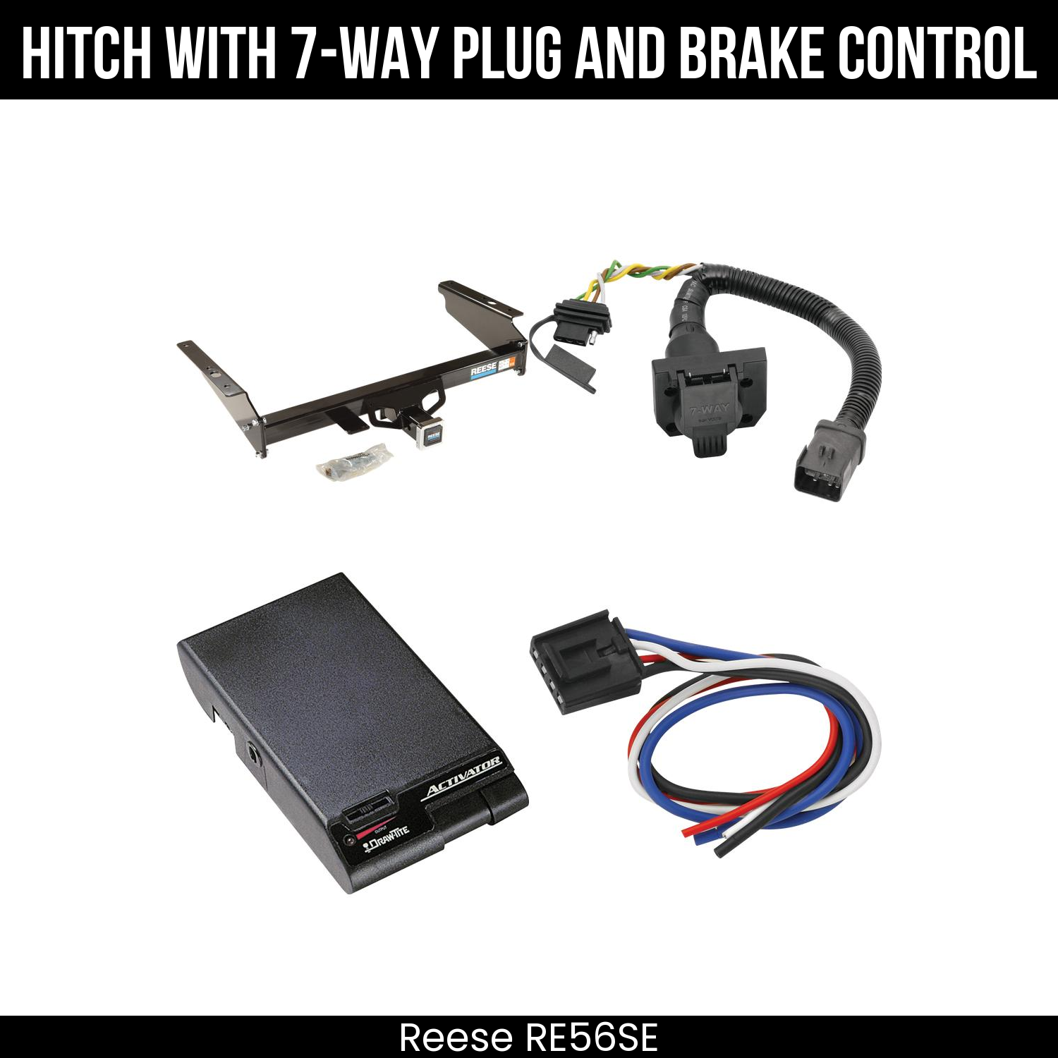 Trailer Hitch , 7-Way , Draw-Tite Activator Brake Control