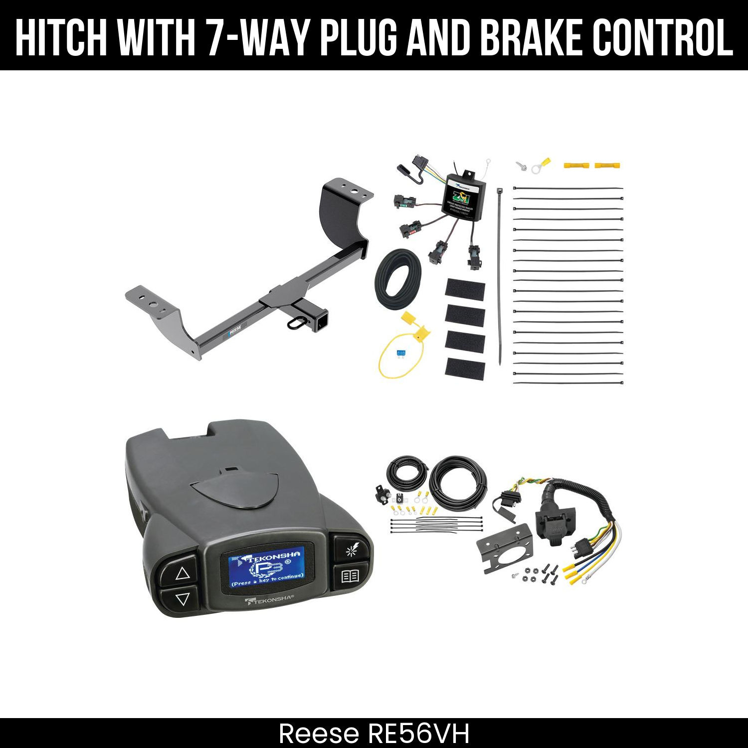 Trailer Hitch , 7-Way , Tekonsha Prodigy P3 Brake Control