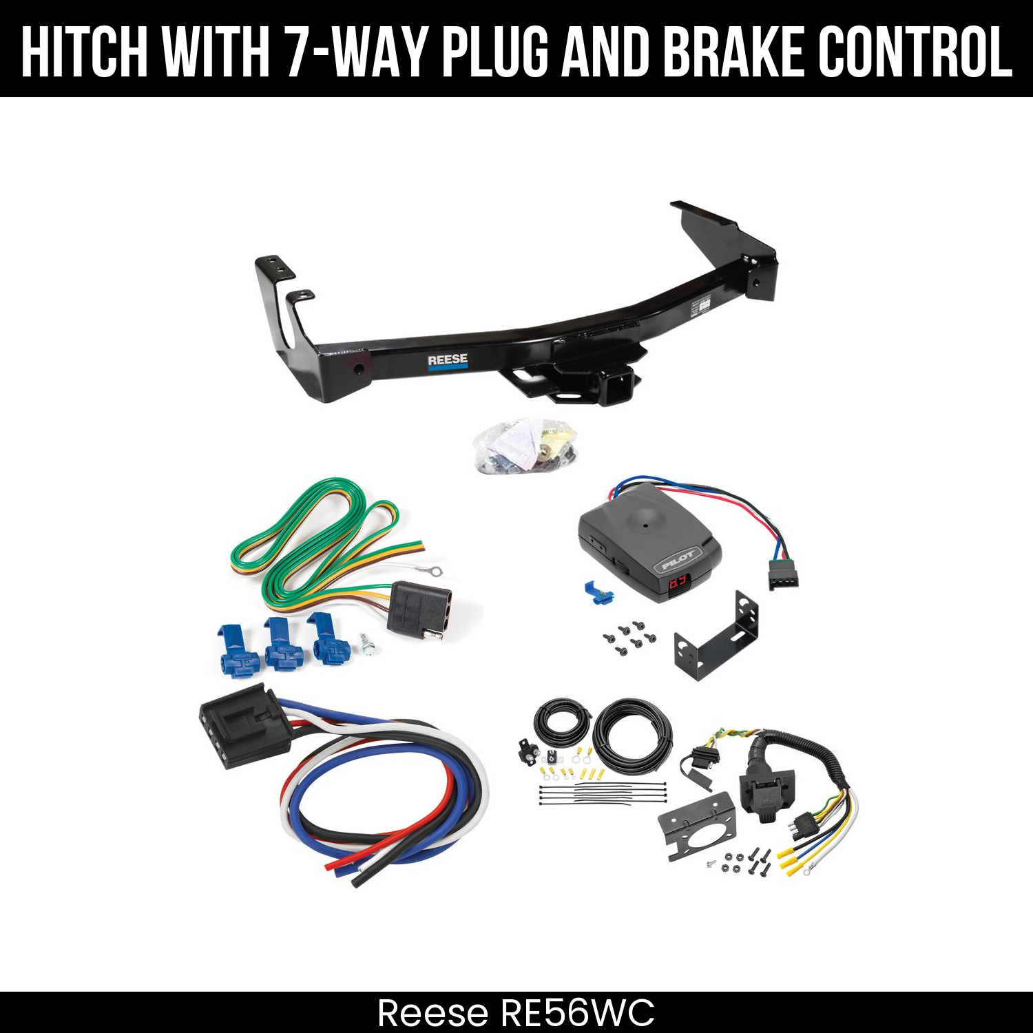 Trailer Hitch , 7-Way , Pro Series Pilot Brake Control