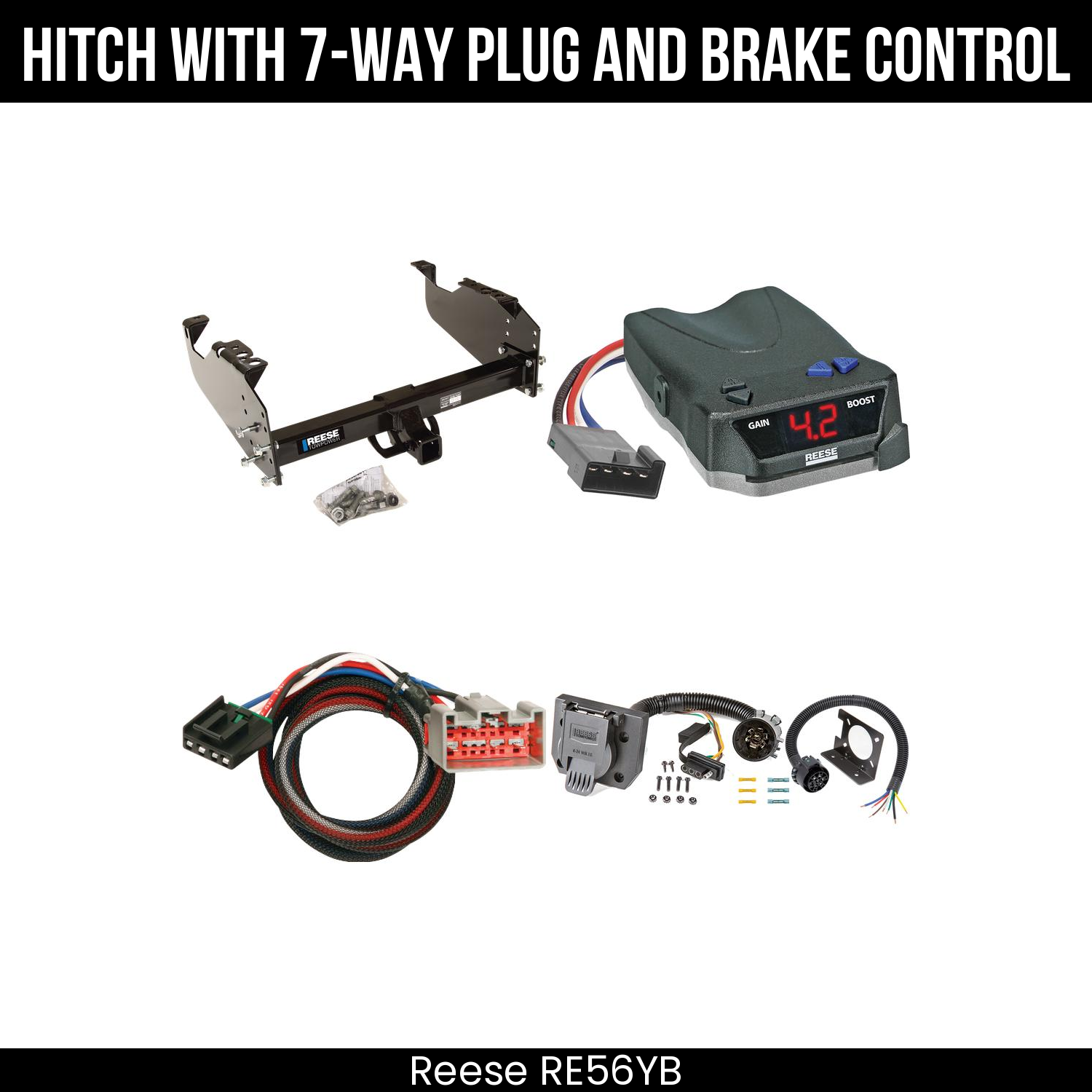 Trailer Hitch , 7-Way , Reese Brake EVN Control
