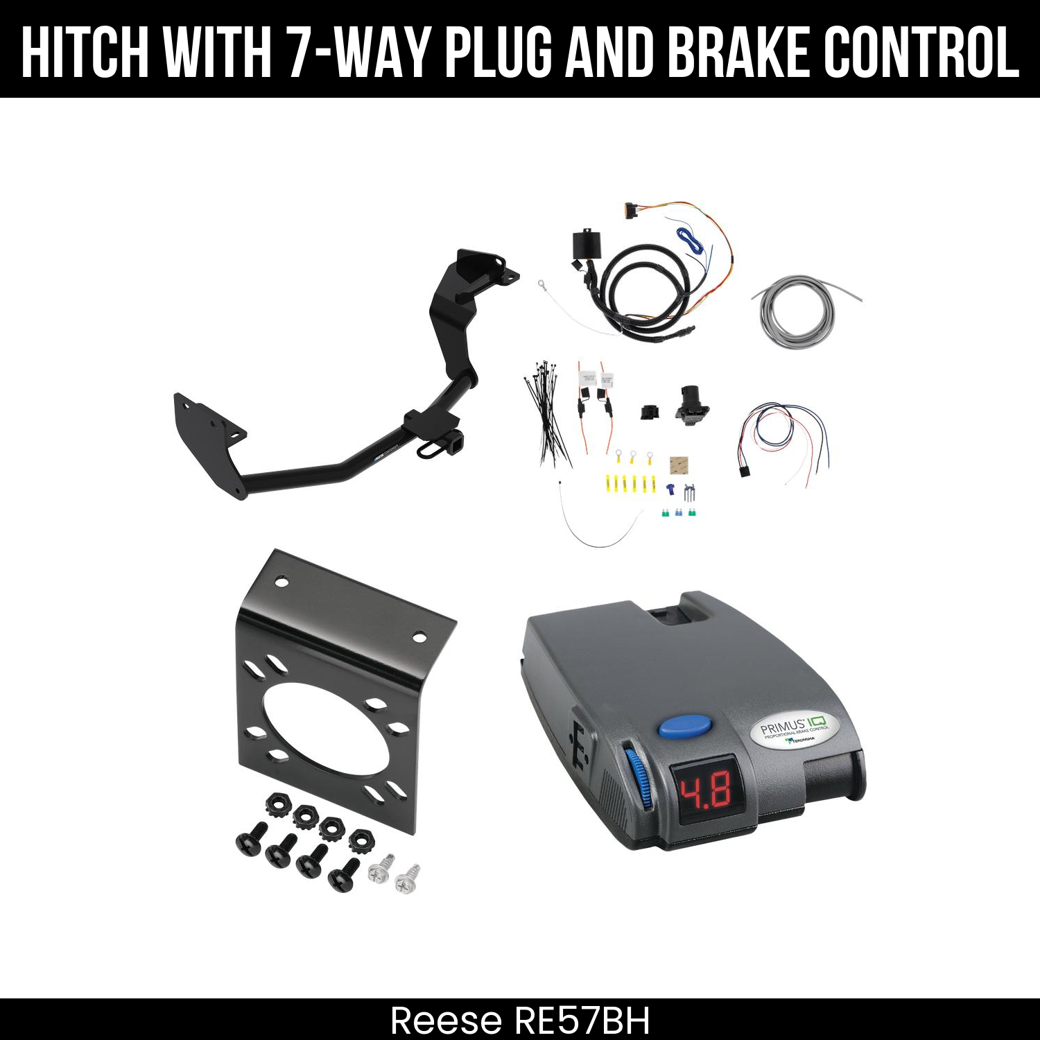 Trailer Hitch , 7-Way , Tekonsha Primus IQ Brake Control