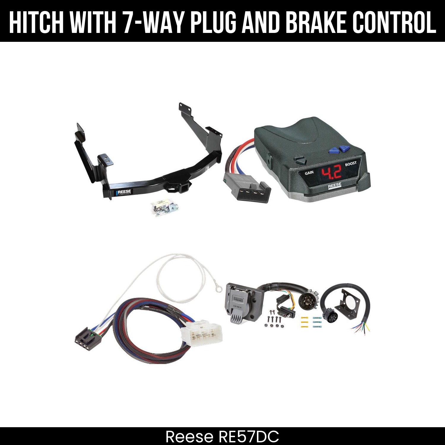 Trailer Hitch , 7-Way , Reese Brake EVN Control