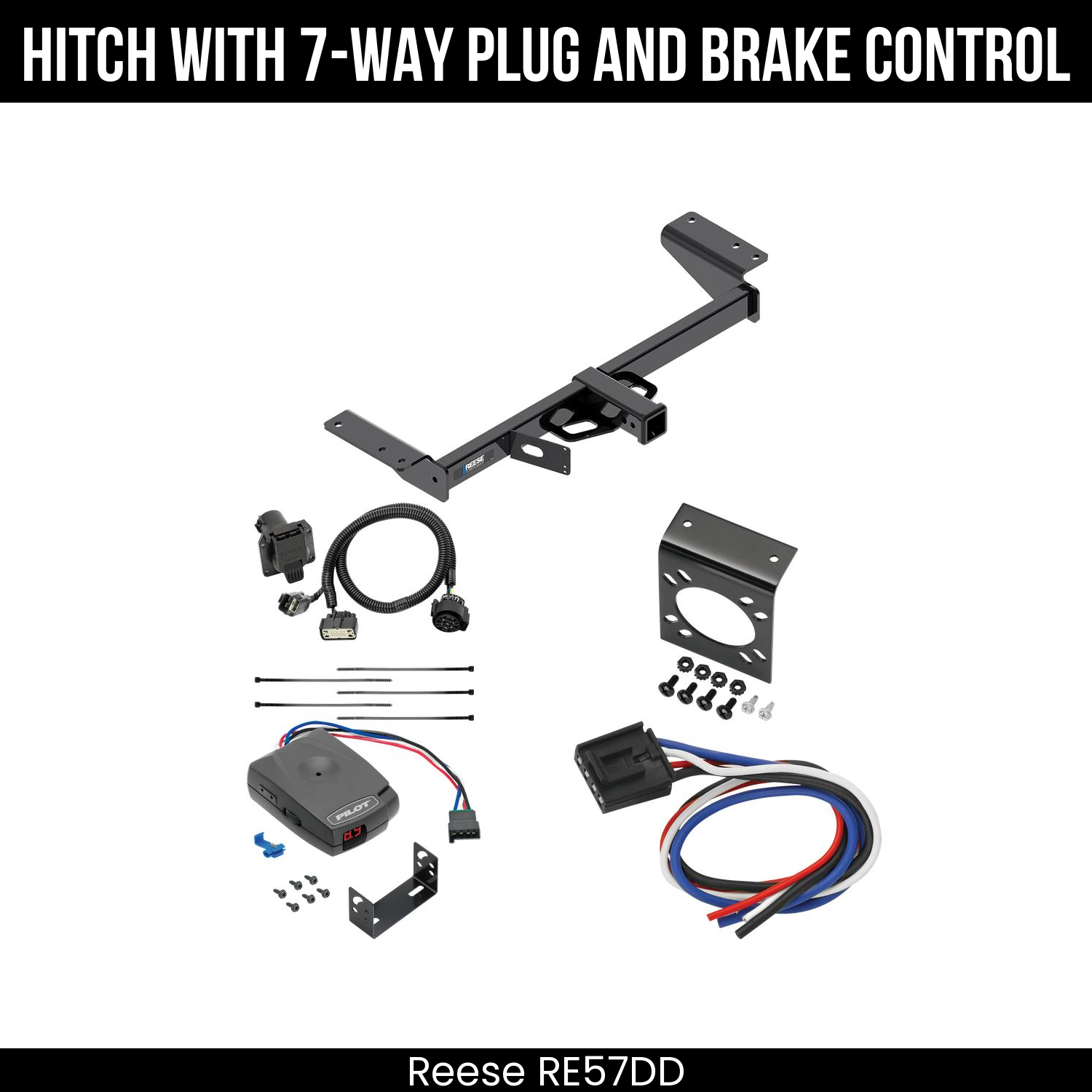 Trailer Hitch , 7-Way , Pro Series Pilot Brake Control