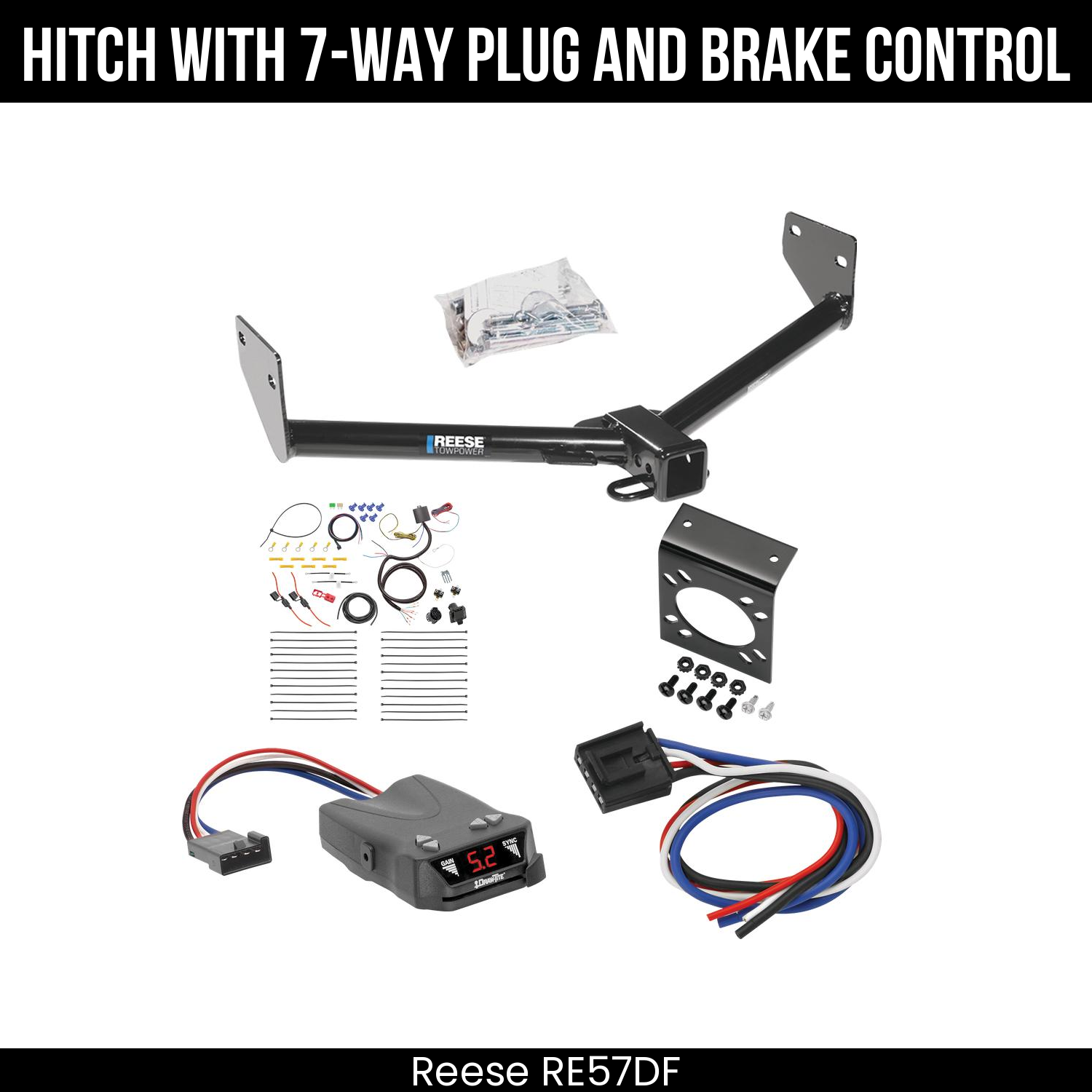 Trailer Hitch , 7-Way , Draw-Tite Activator IV Brake Control