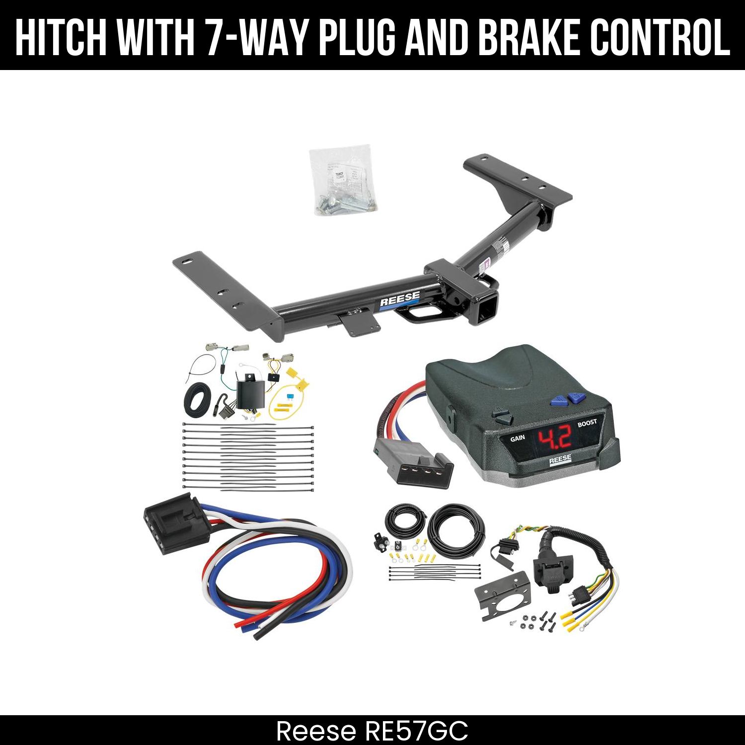 Trailer Hitch , 7-Way , Reese Brake EVN Control