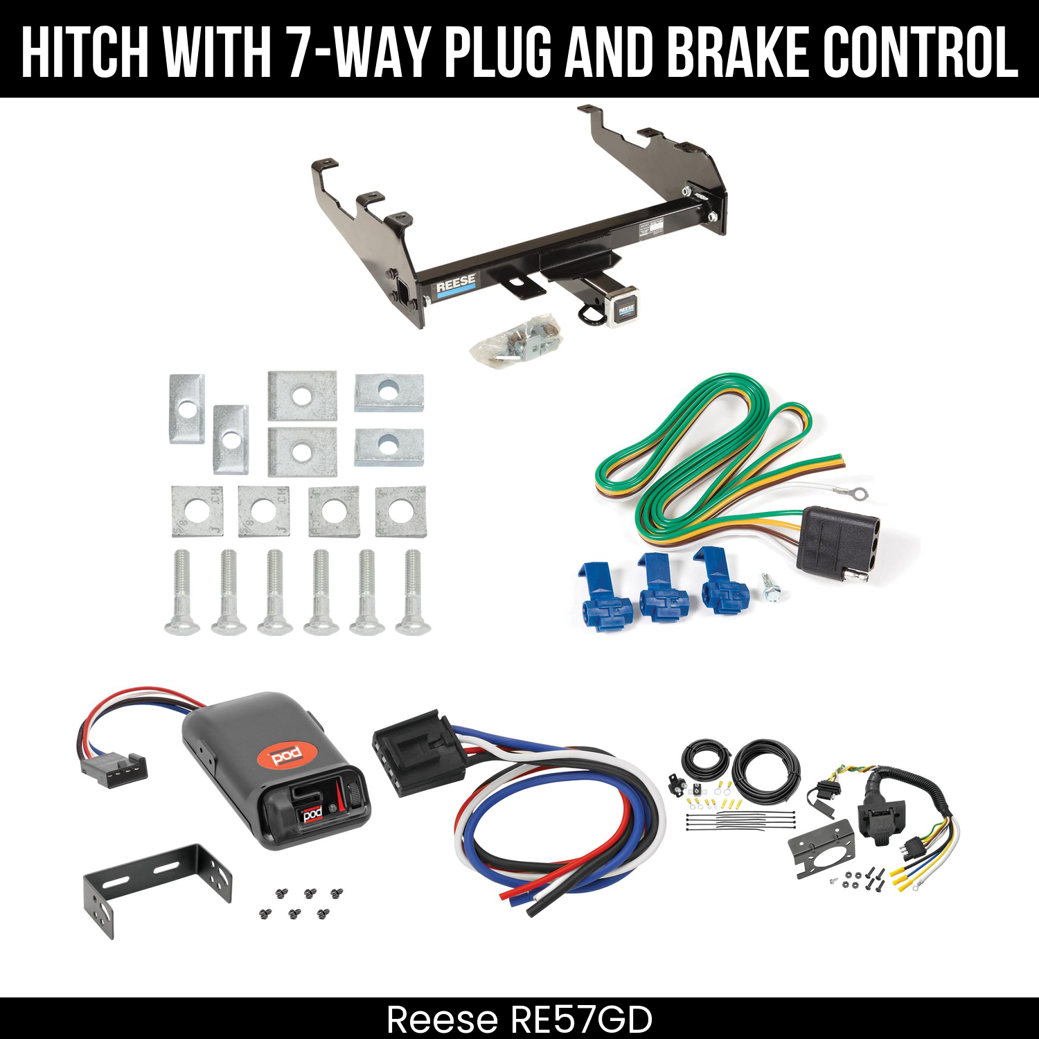 Trailer Hitch , 7-Way , Pro Series POD Brake Control
