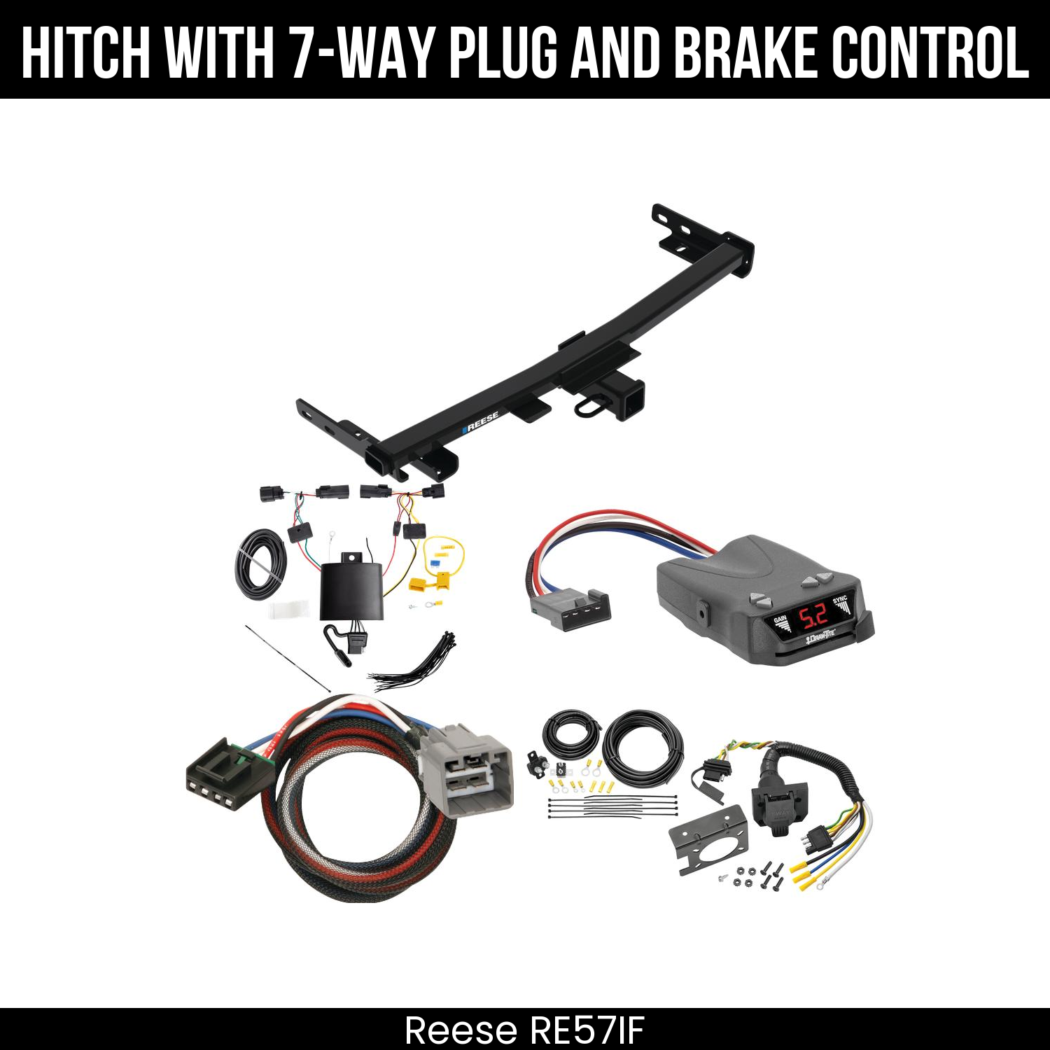 Trailer Hitch , 7-Way , Draw-Tite Activator IV Brake Control