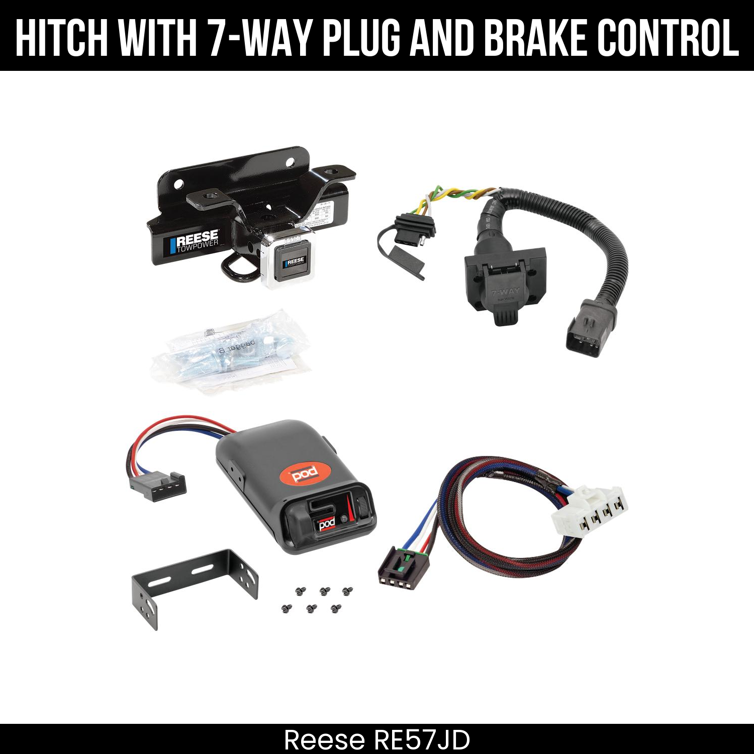 Trailer Hitch , 7-Way , Pro Series POD Brake Control