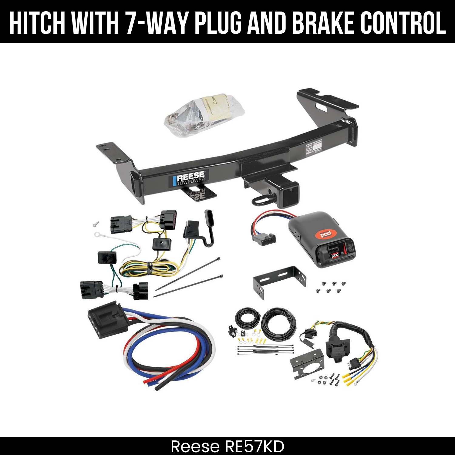 Trailer Hitch , 7-Way , Pro Series POD Brake Control