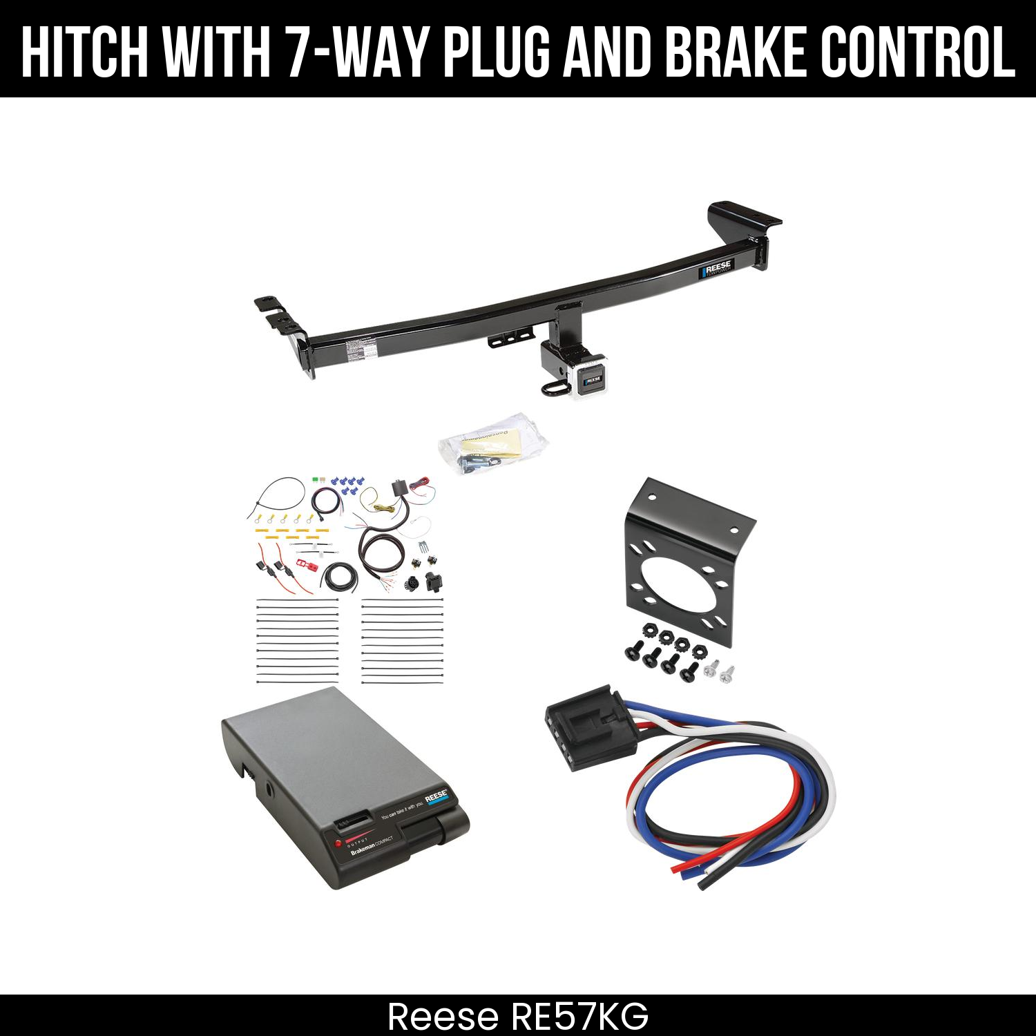 Trailer Hitch , 7-Way , Reese Brakeman Brake Control