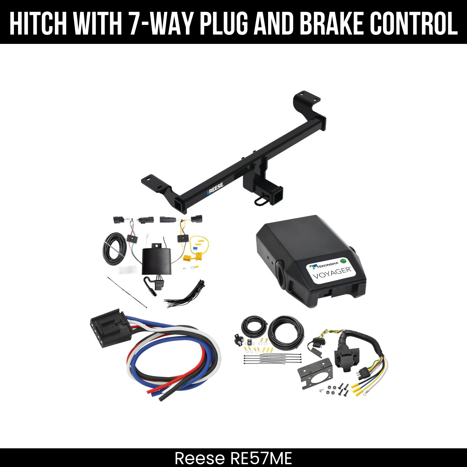 Trailer Hitch , 7-Way , Tekonsha Voyager Brake Control